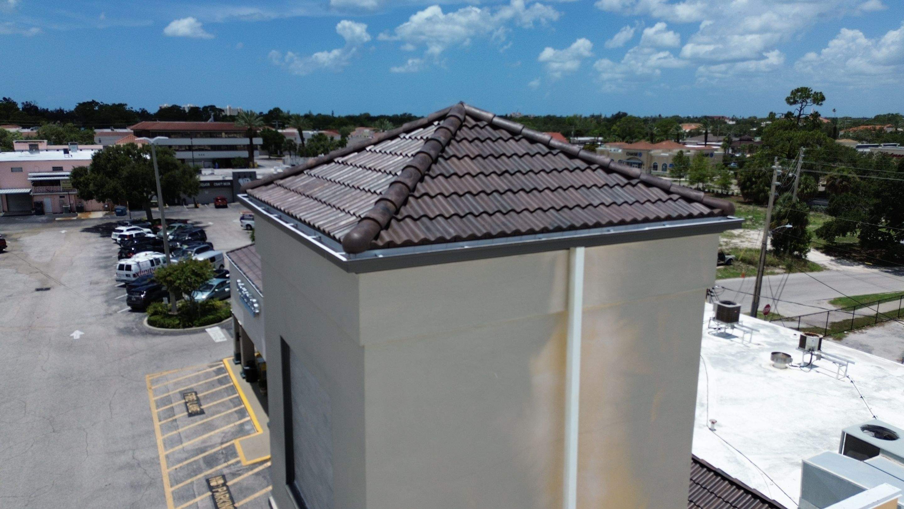 Commercial Install Brava Spanish Tile in Venice Florida by International Roofing