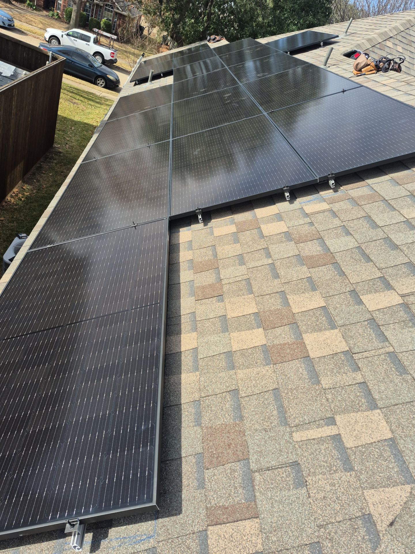 Tesla Install in Allen TX by Trojan Solar
