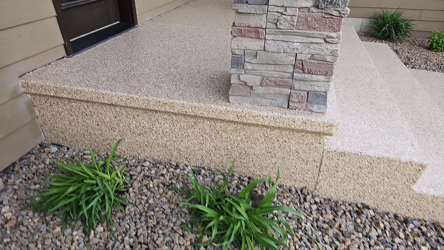 Entryway Transformation using Pecan by Croc Coatings, LLC