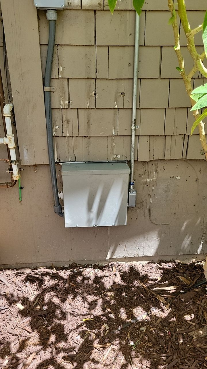 meter/main upgrade/relocation by Peach Electric Inc