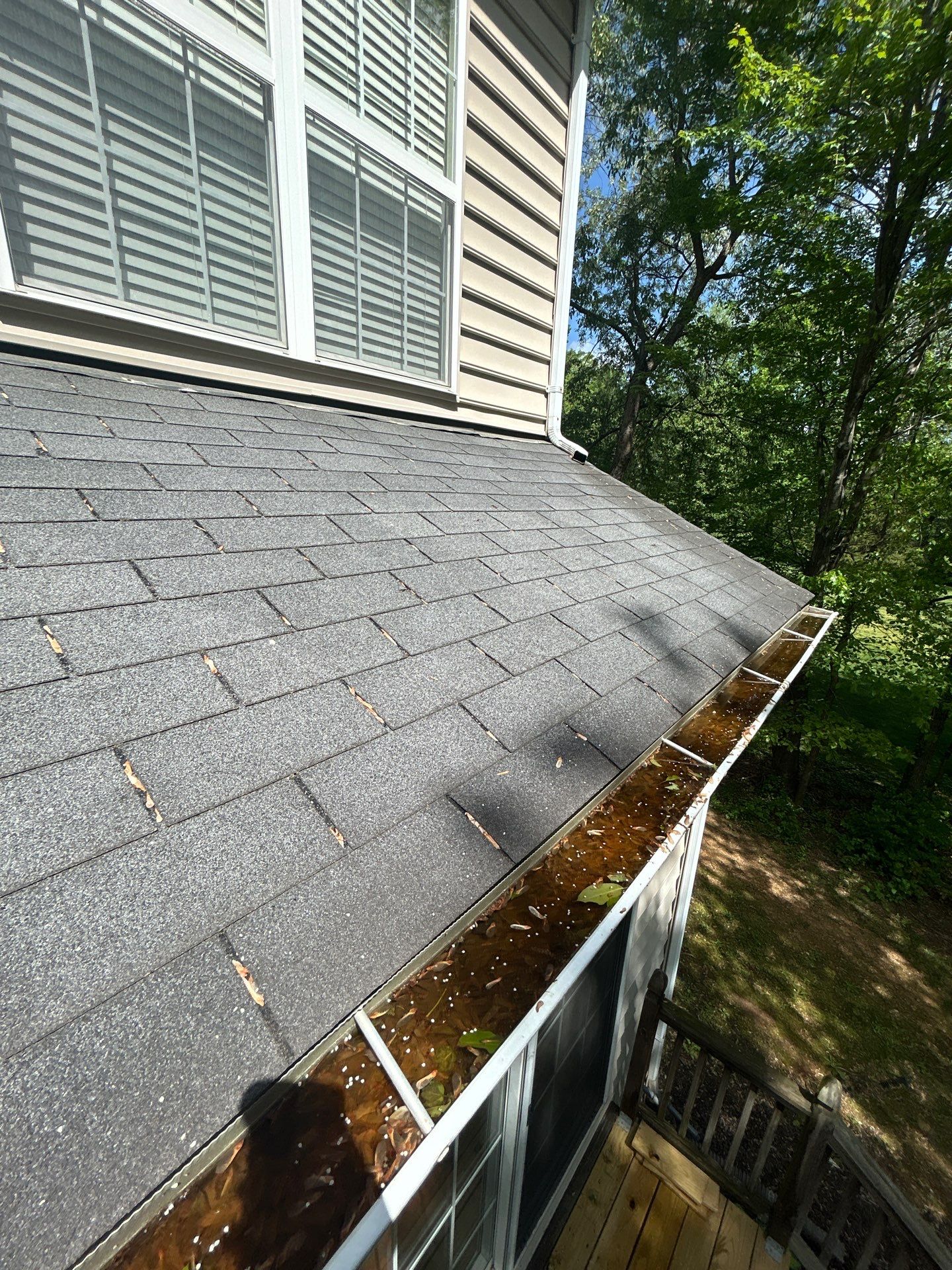 Reston Roof Replacement with CertainTeed Landmark PRO in Max Def Moire Black by RM Banning, Inc.