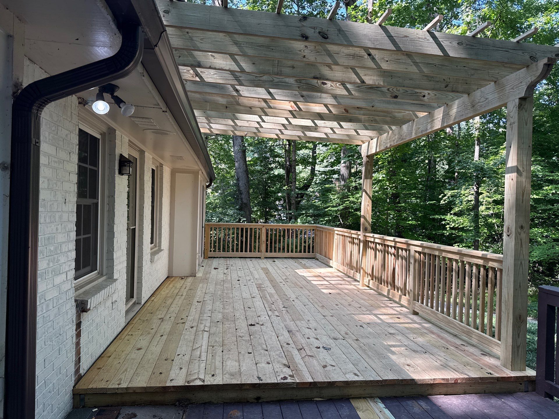 Atlanta, GA Wood Deck Rebuild After Tree Damage by Nelson Exteriors