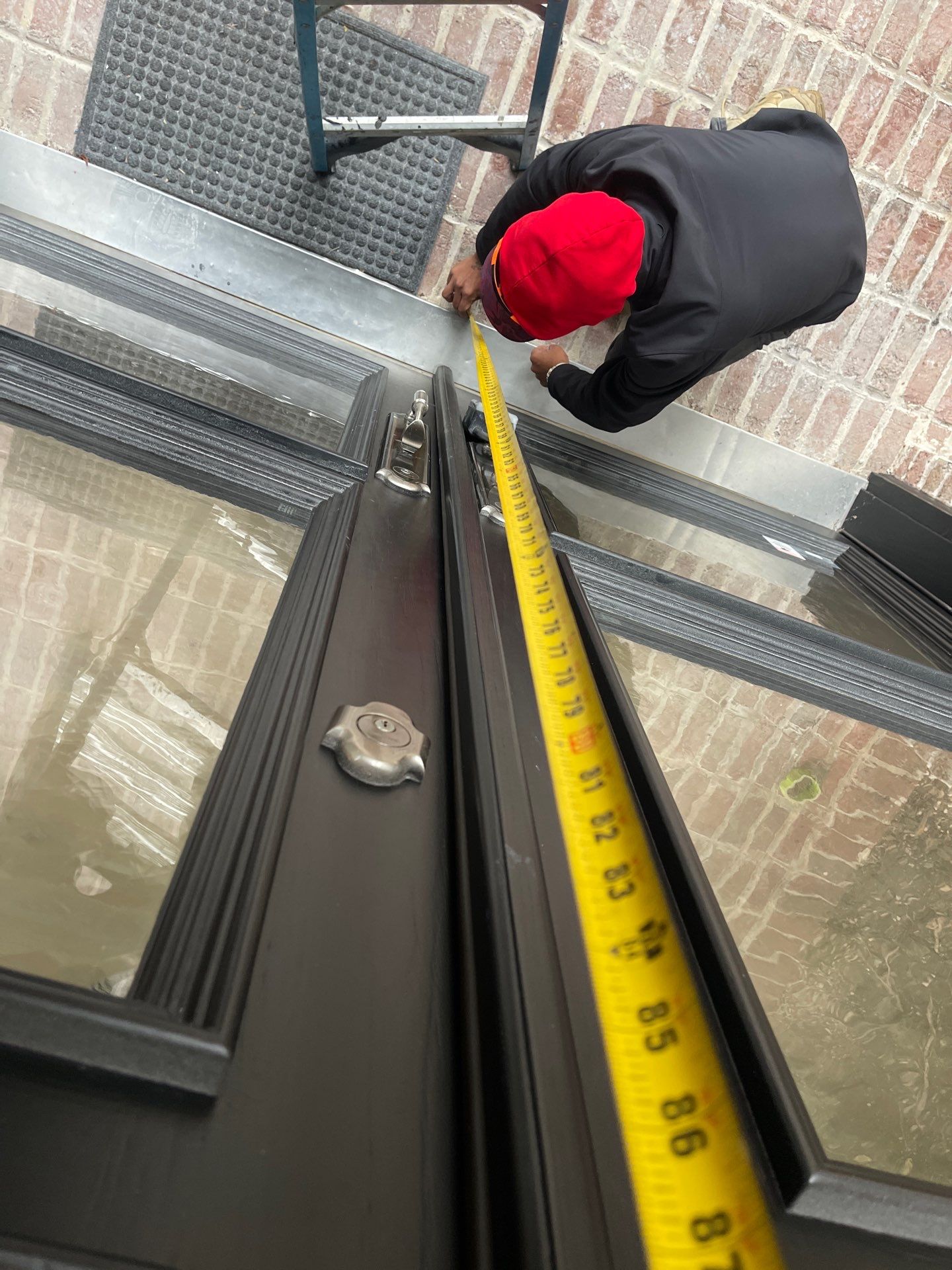 Custom Arched Metal Entry Door Installation in Plano by Solara Custom Living