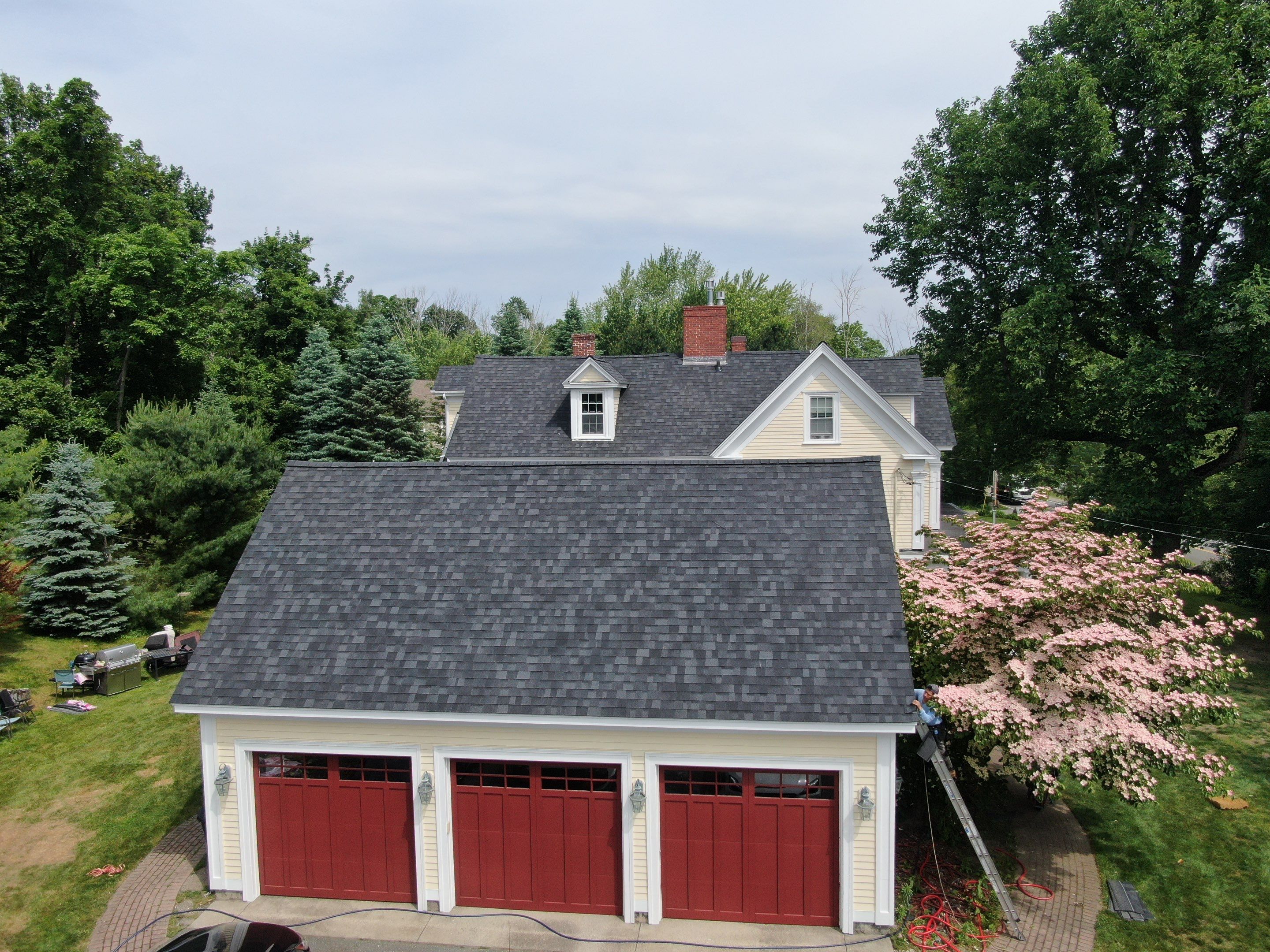 Full Roof Replacement & EPDM Restoration – North Andover, MA by Mighty Dog Roofing of Greater Middlesex County