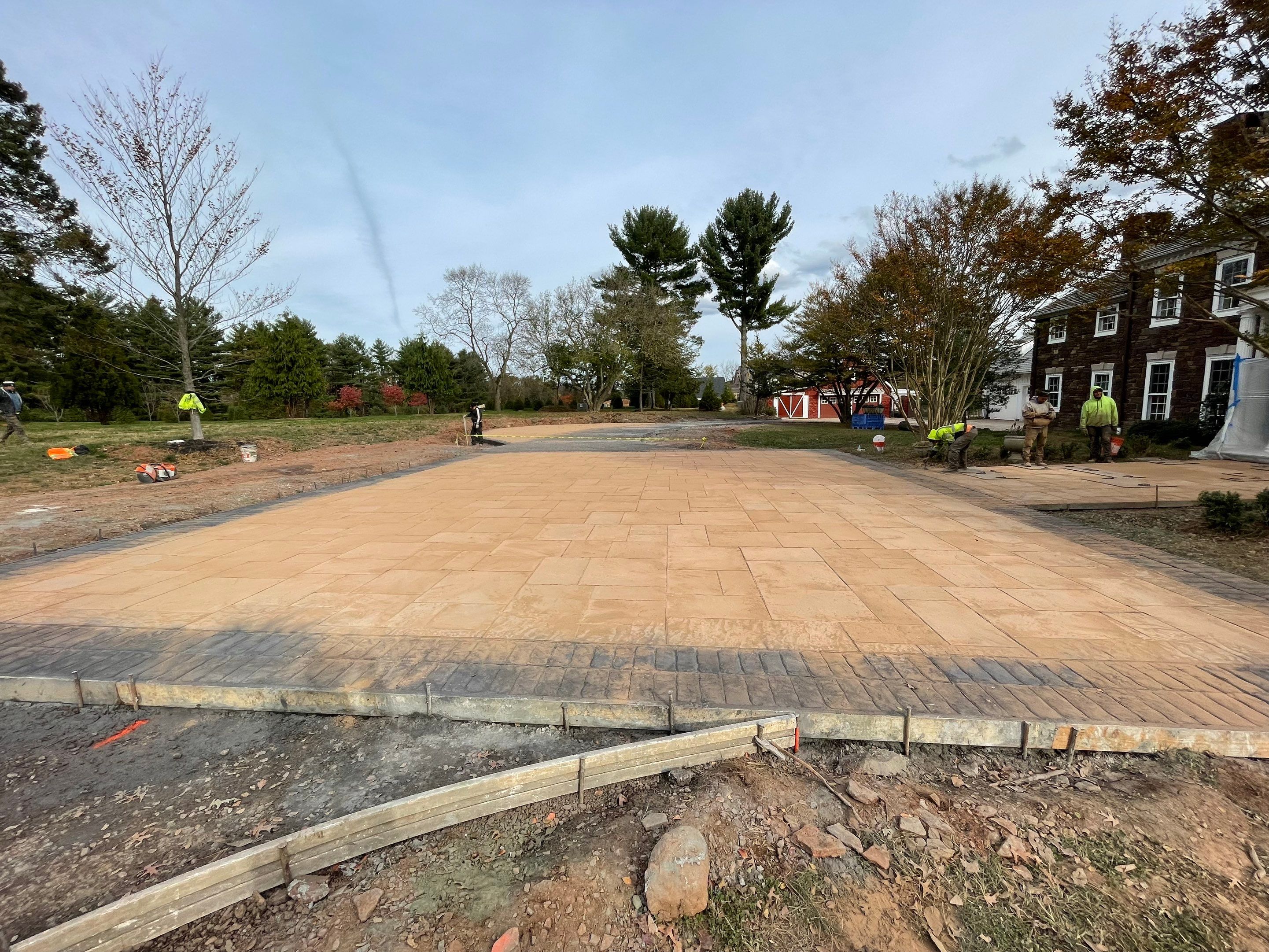Custom Decorative Concrete Driveway by Architectural Concrete Design