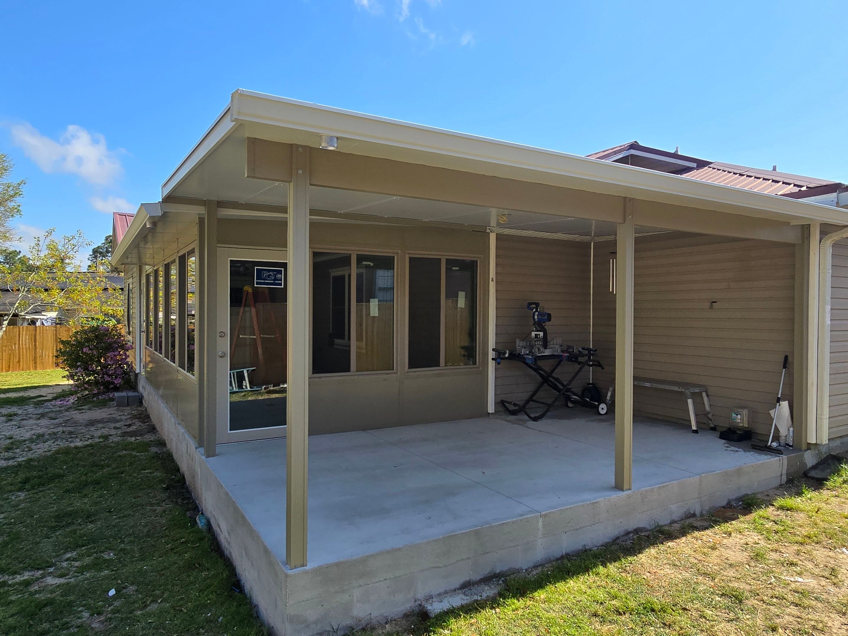 Glass Room & Patio Cover in Crestview by Titan Sunrooms