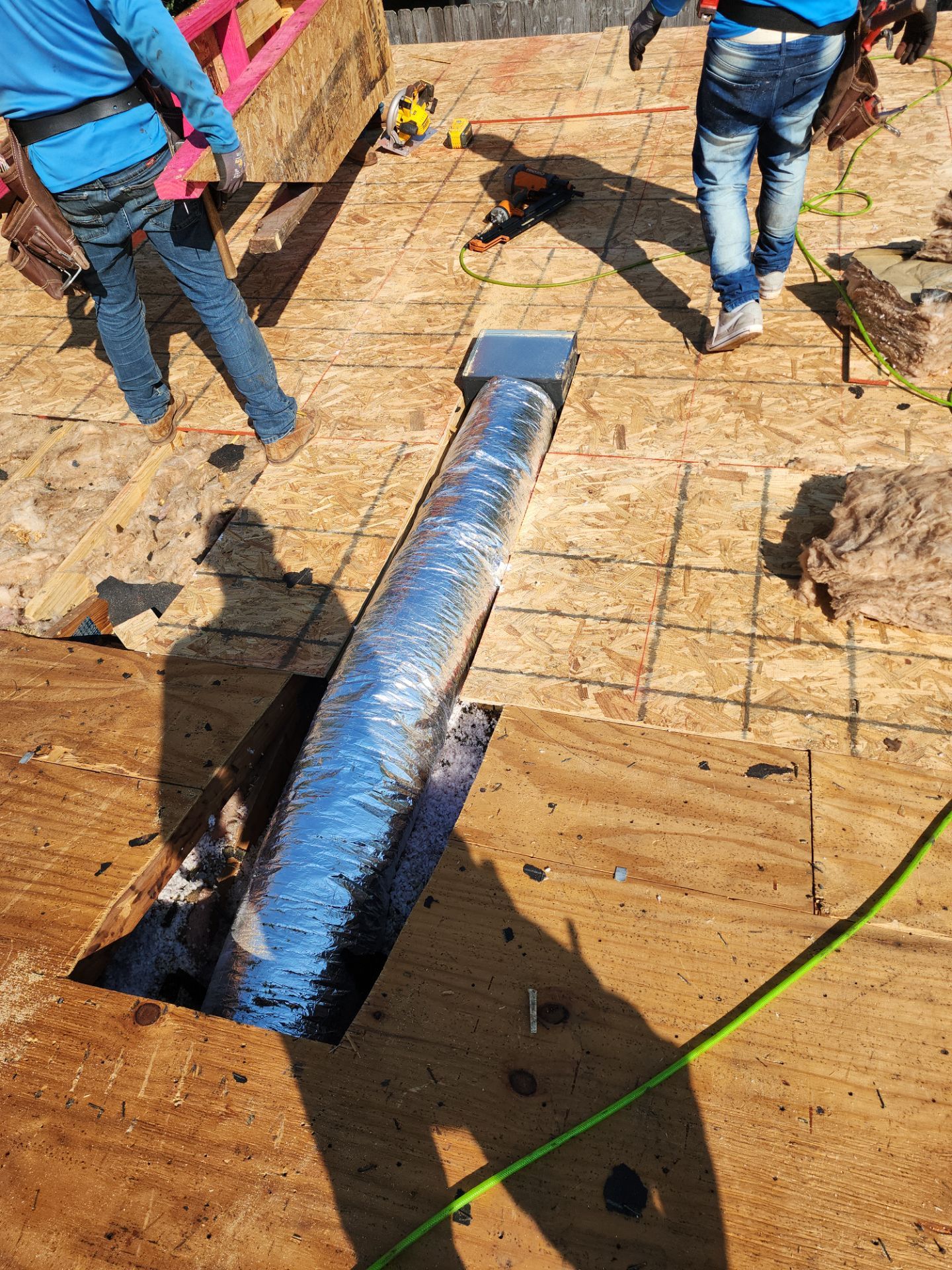 Residential Roofing Installation using Owen's Corning Duration (Lifetime) Shingles by Roof Repair Company