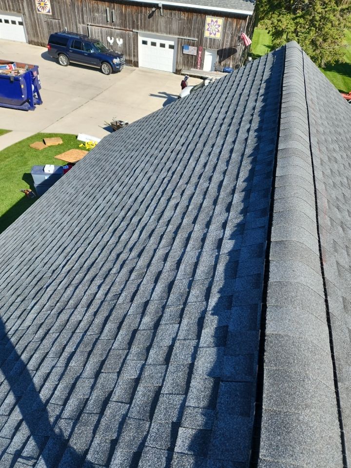 New Roof Installation and Skylight Replacement in Sheboygan, WI by Gellings Roofing & Siding