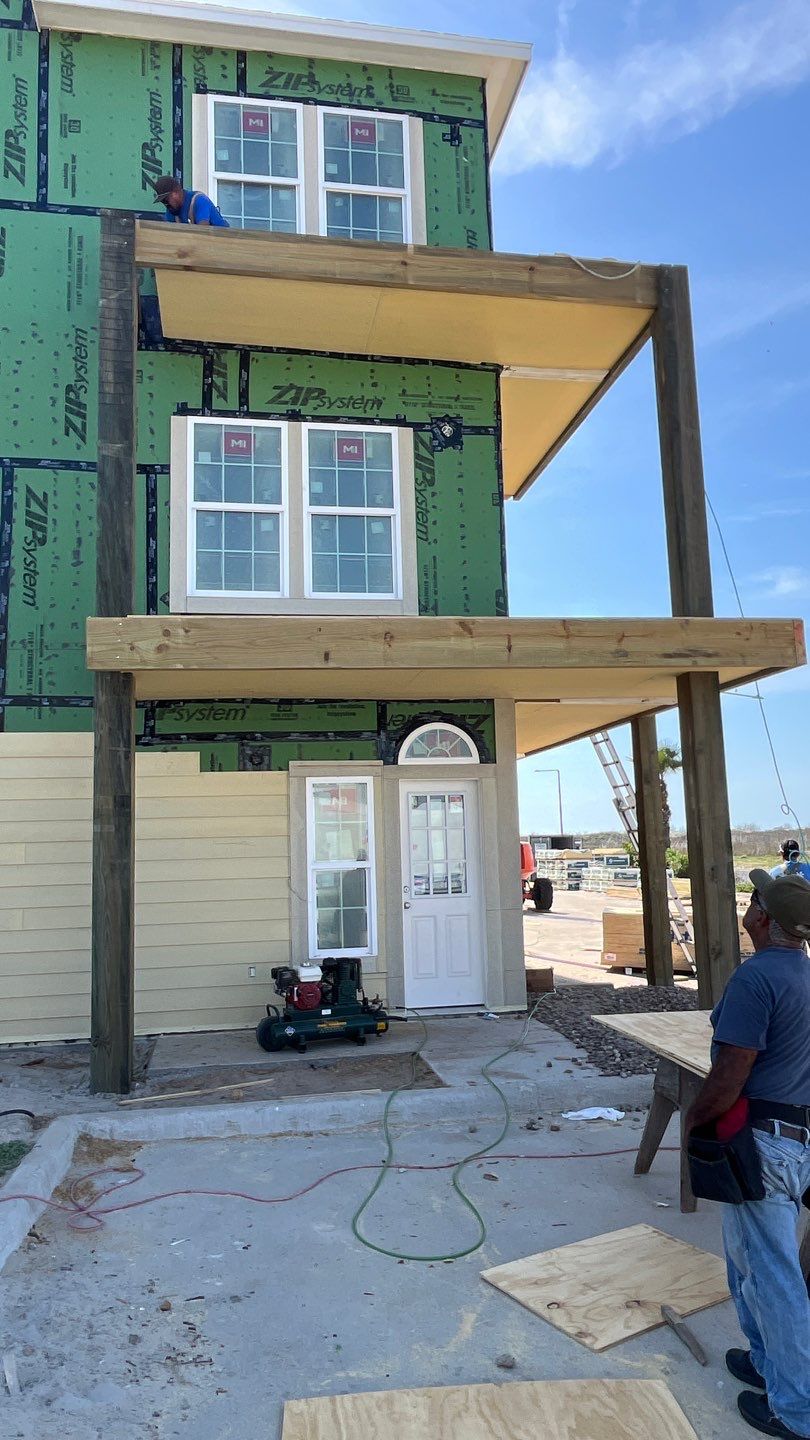 Walk Out Patio Cover by Bayfront Roofing and Construction