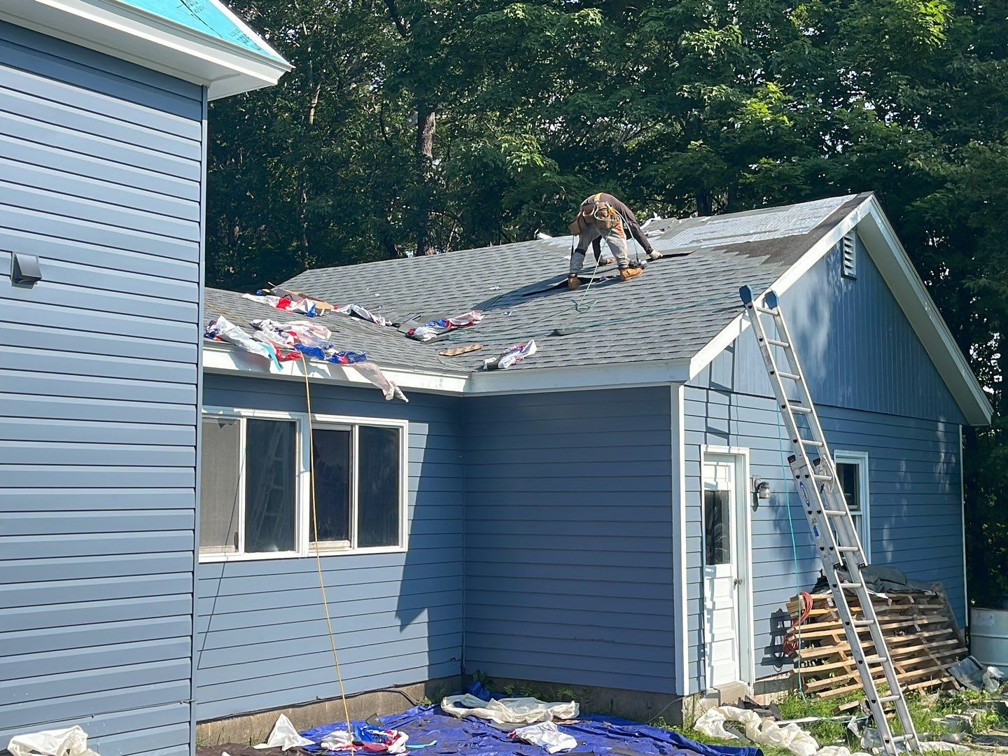 Residential Roofing Installation using GAF Timberline HDZ by Sensible Home Solutions