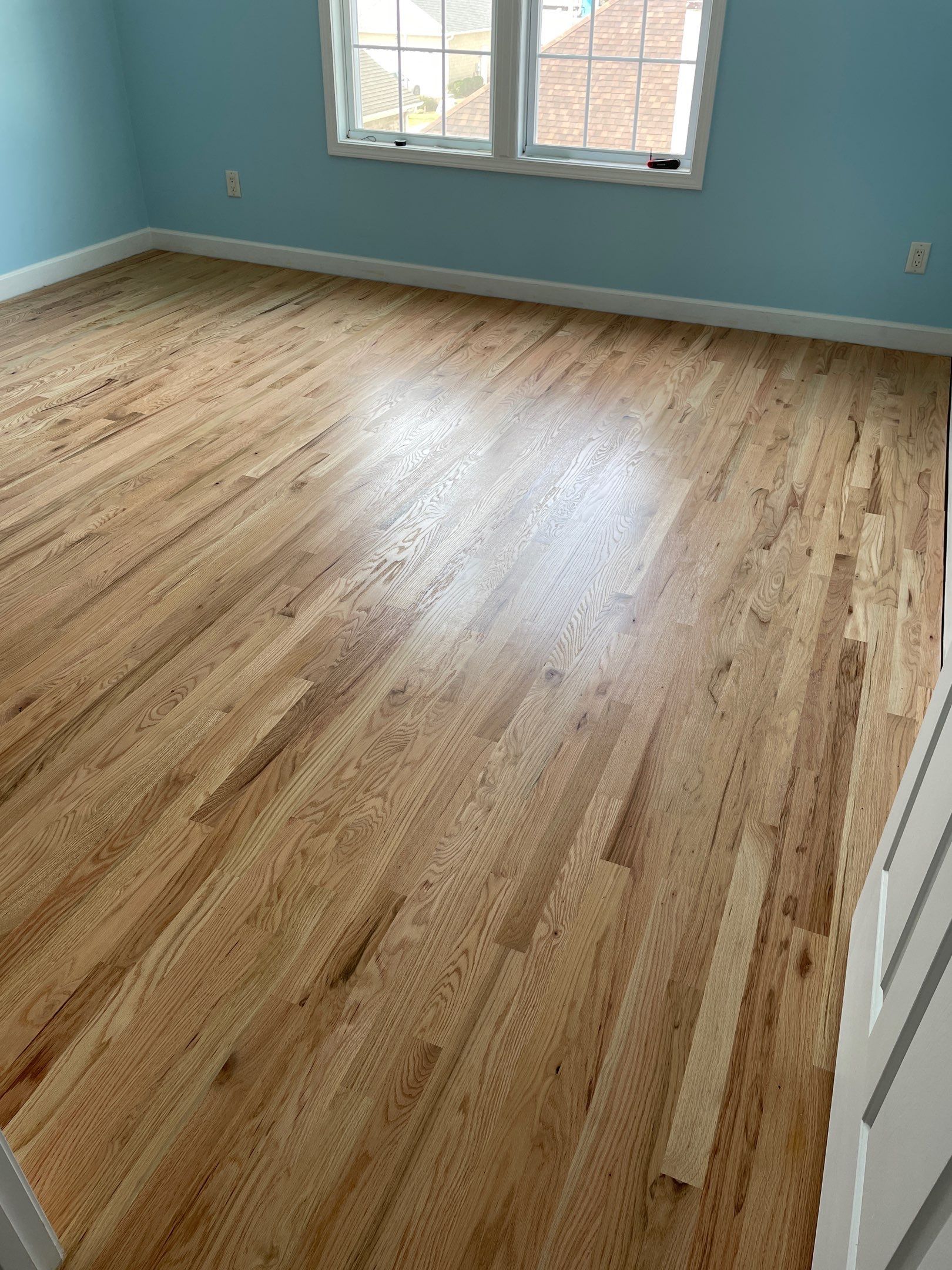 White Oak Install with Waterbased Finish by Footprints Floors of Coastal Carolina