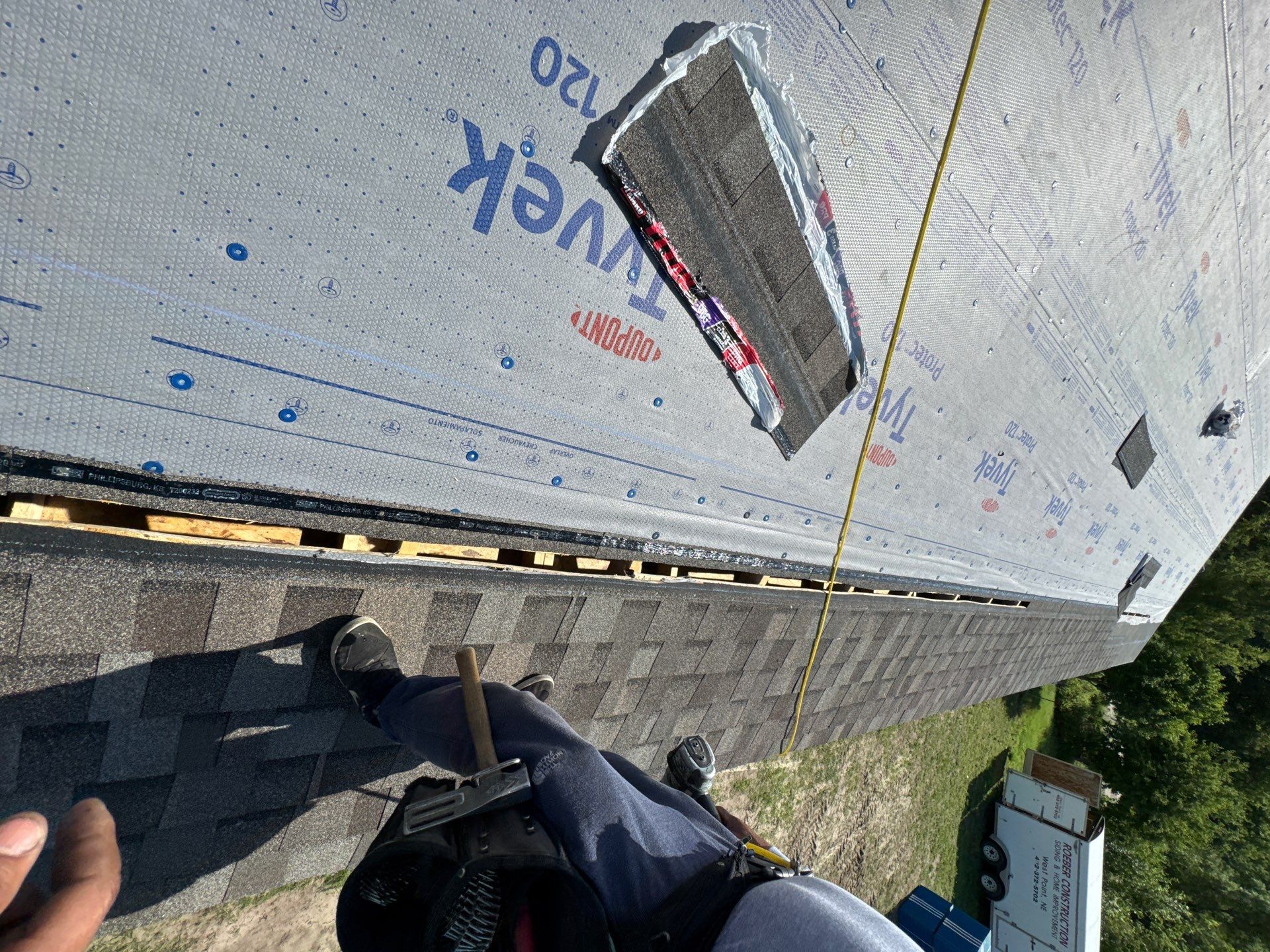 Titan XT Architectural Shingle Roof Installation in Wisner by Crows Roofing LLC