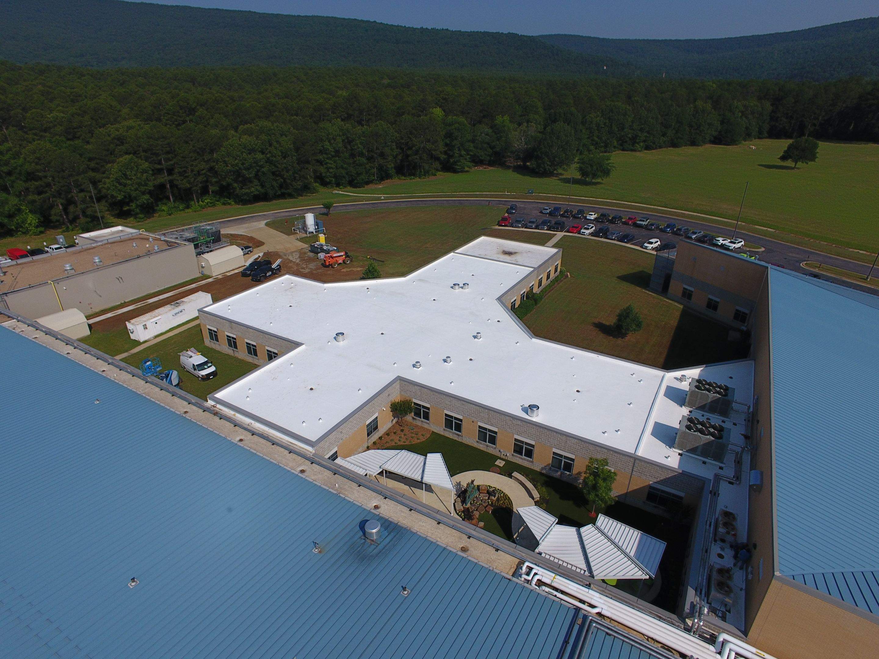 Choctaw Nation Hospital - Med Surg Building by Hostetler Roofing