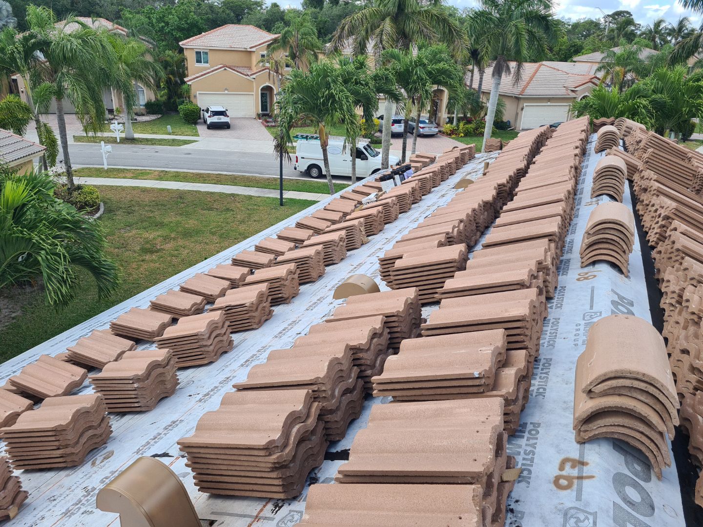 Residential Roofing Installation using Eagle Roofing Tile by BLUES BROTHERS ROOFING