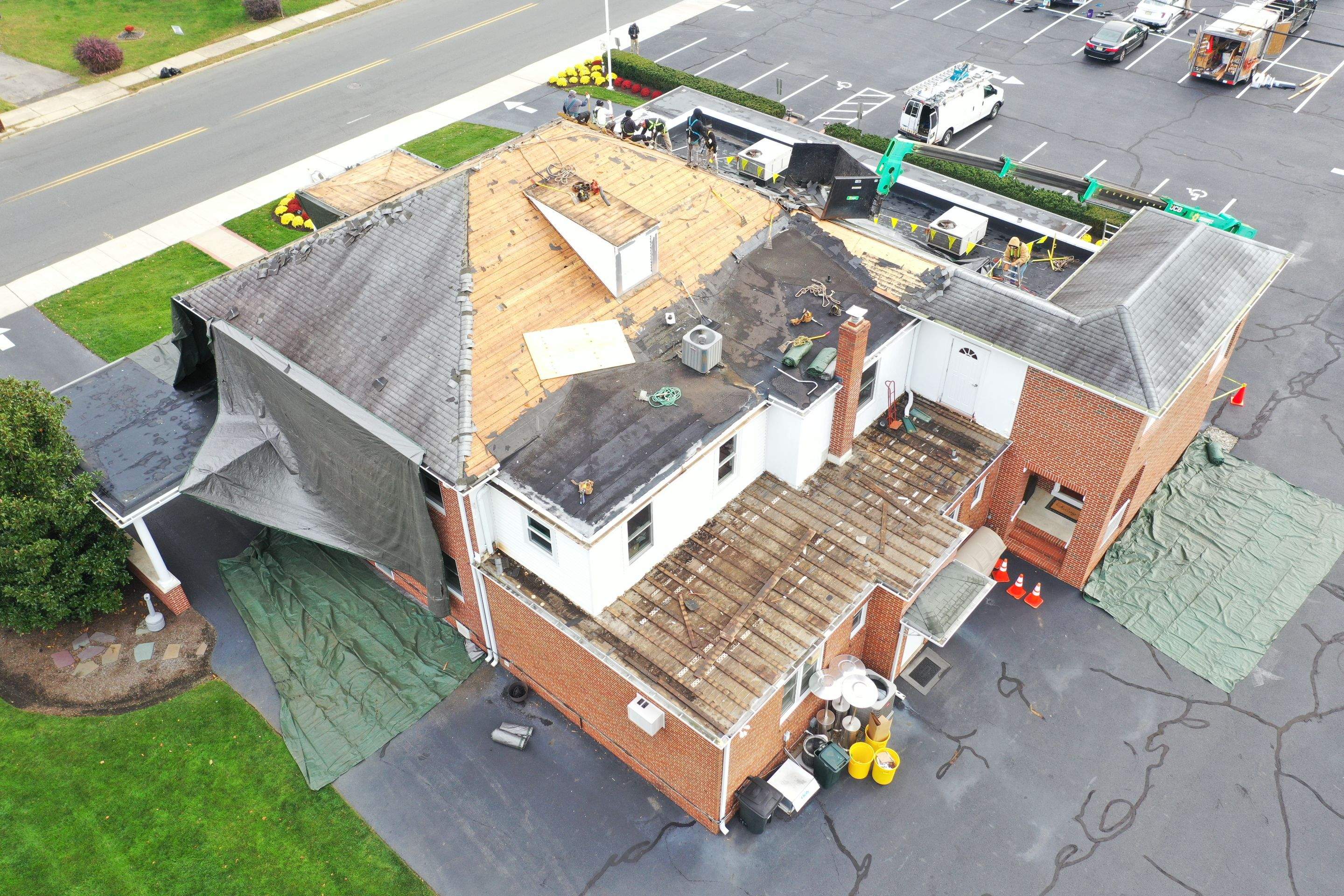 Commercial Roofing Installation using GAF Timberline / GAF TPO by All Site Roofing