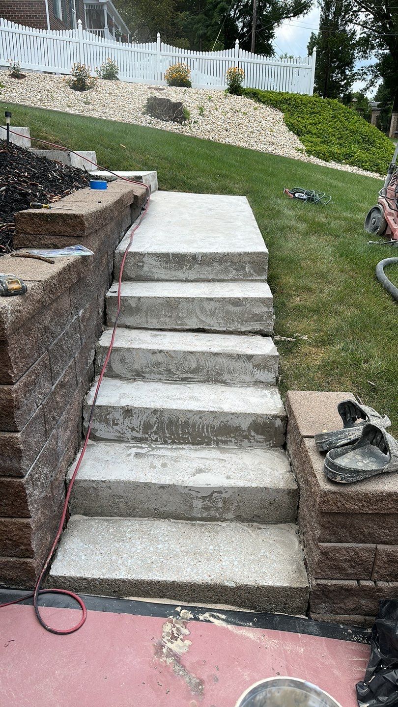 Porch + Steps Project in North Huntingdon by Floors in a Day, Inc