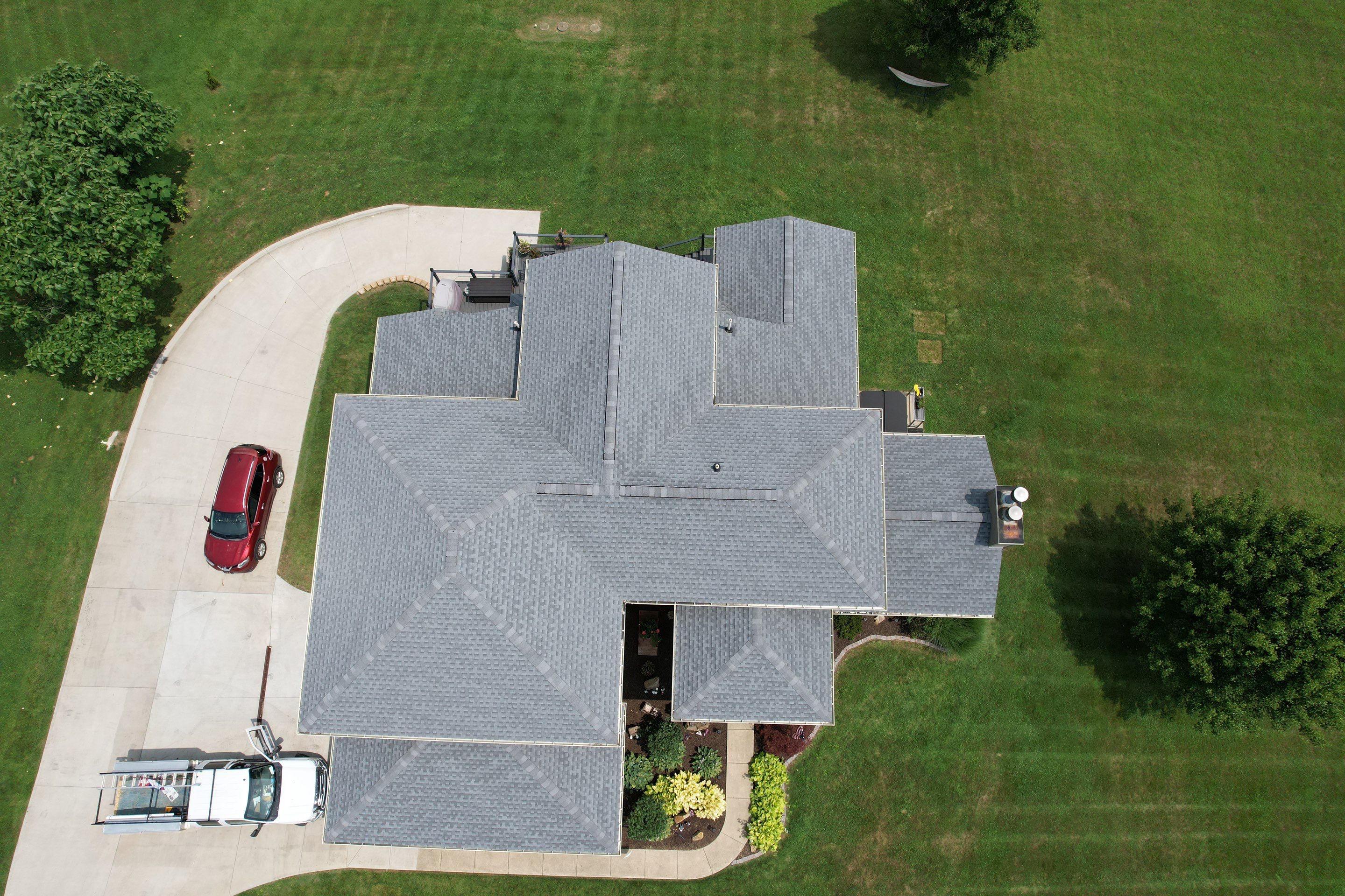 Residential Roofing Installation using GAF Timberline HDZ by Rainstoppers Roofing