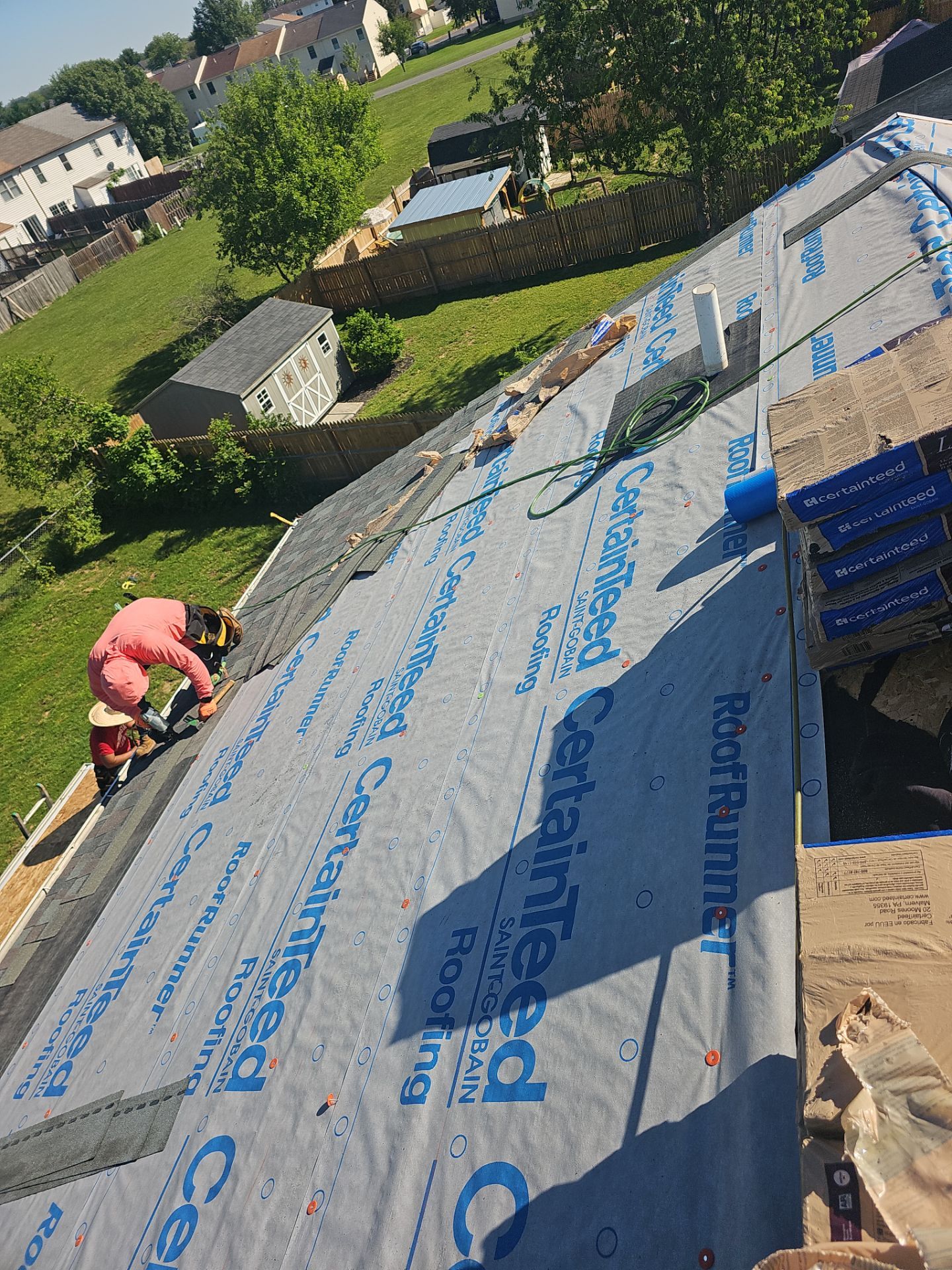 Roof Replacement - Colonial Slate  by Winchester Roofing