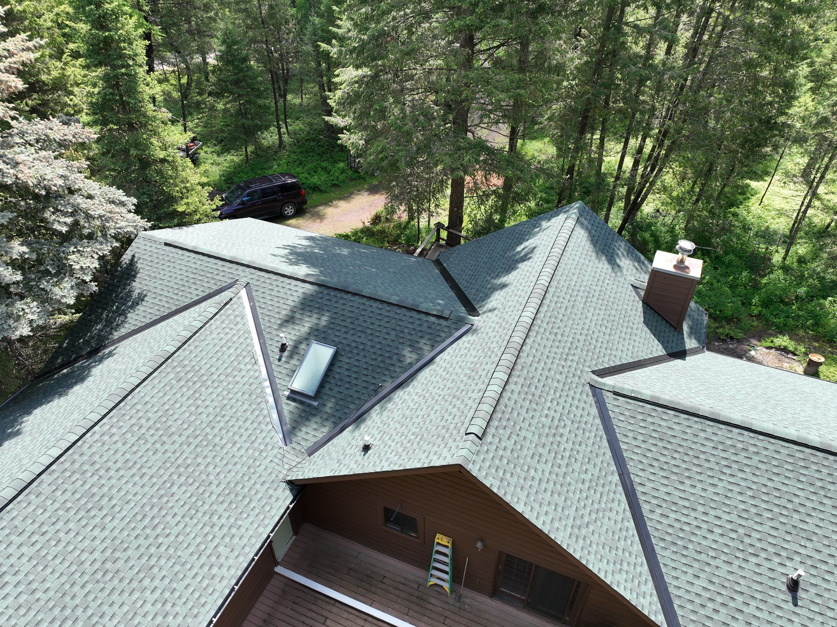 GAF Timberline HDZ - Hunter Green by Montana Roofing Solutions