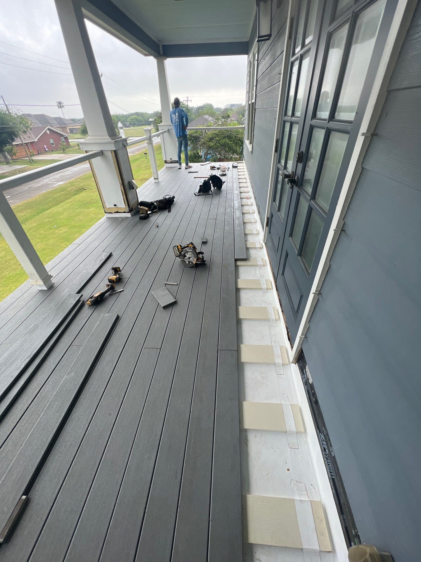 Portland Shore Porch Build by Bayfront Roofing and Construction