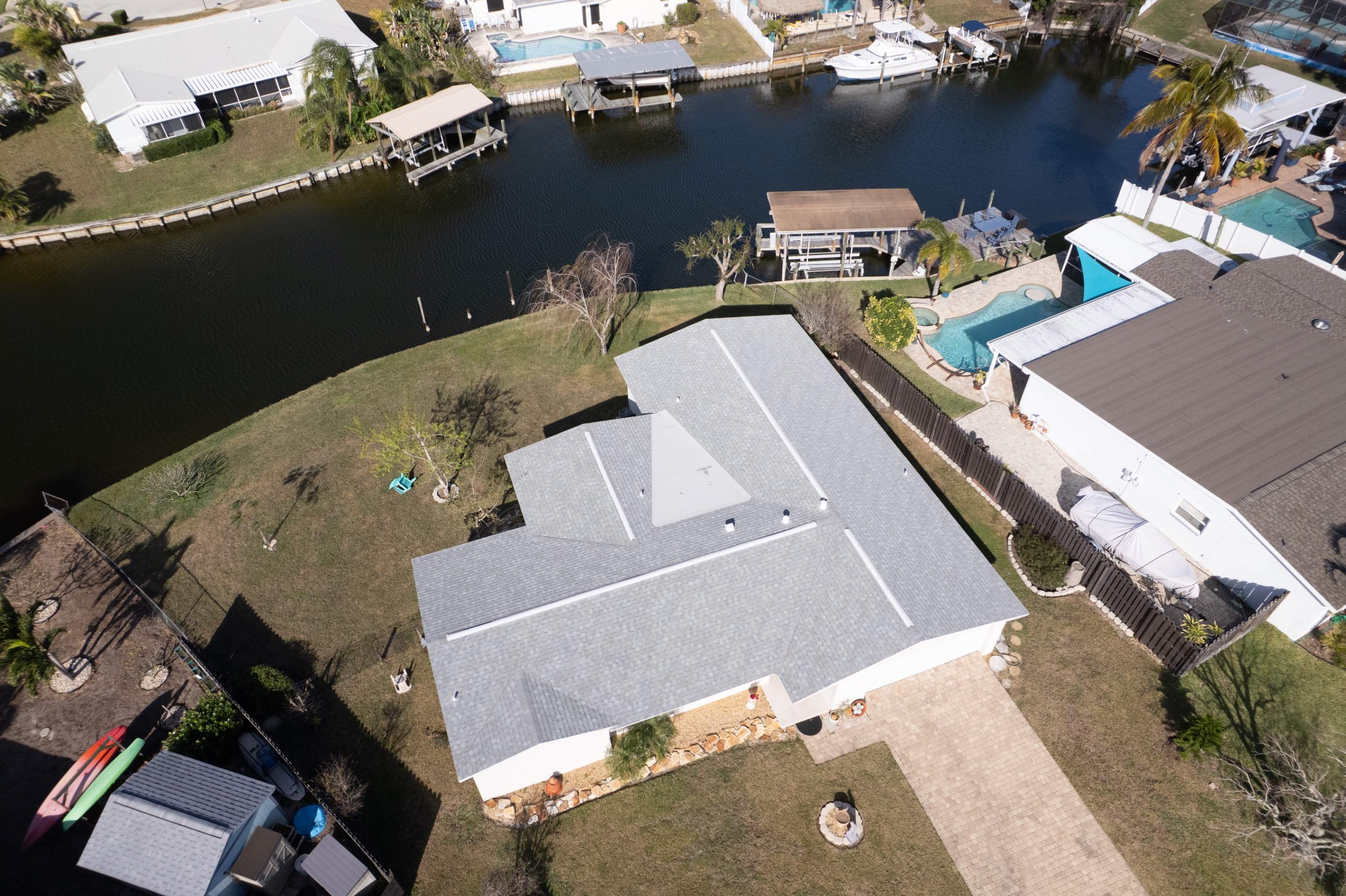 Full Residential Roof Replacement and Wood Rot Repair in Merritt Island by Wiedmann Construction & Roofing
