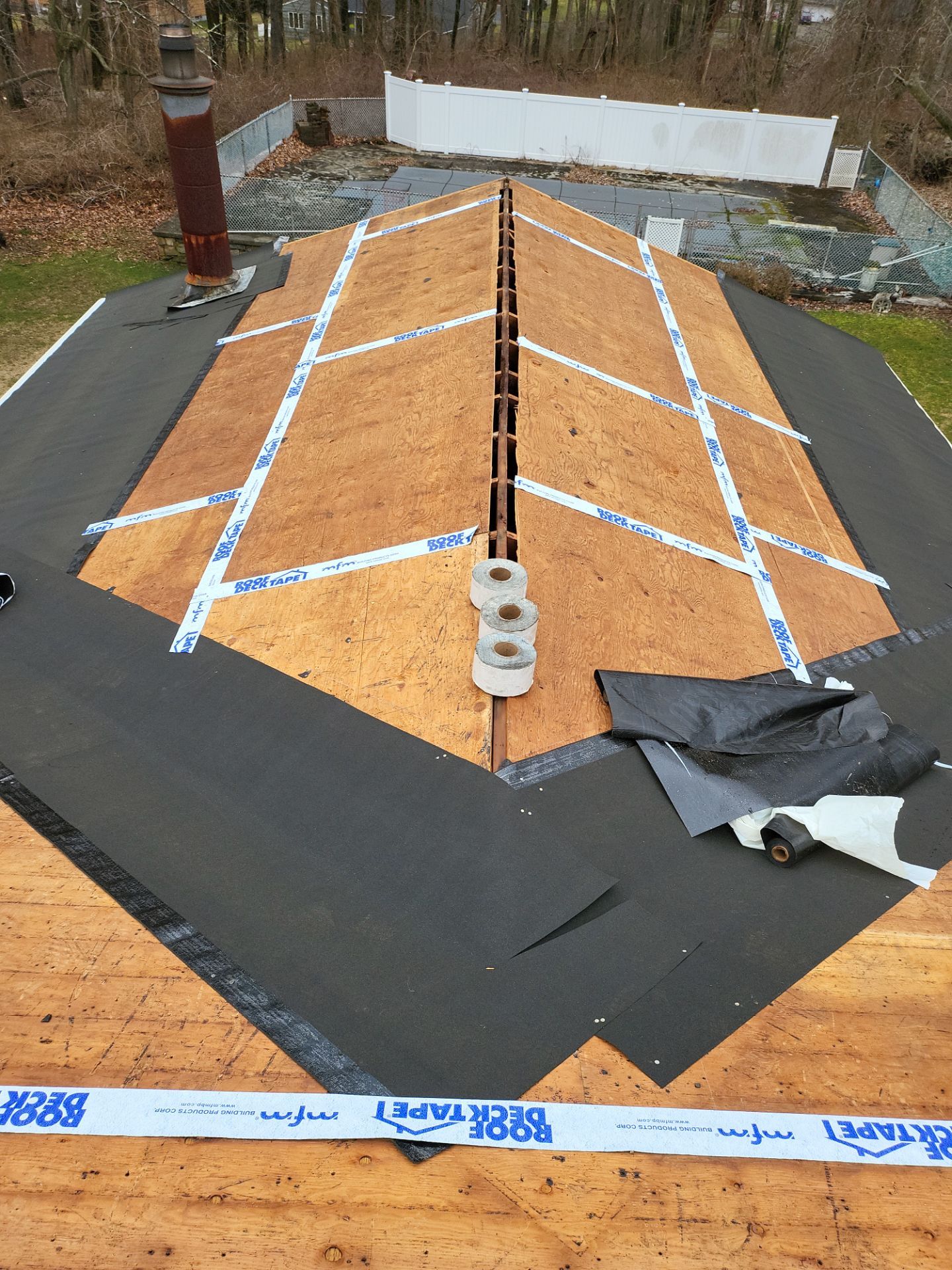 Residential Roofing Installation using Owens Corning TruDefinition Duration Designer - Black Sable by A Plus Exterior