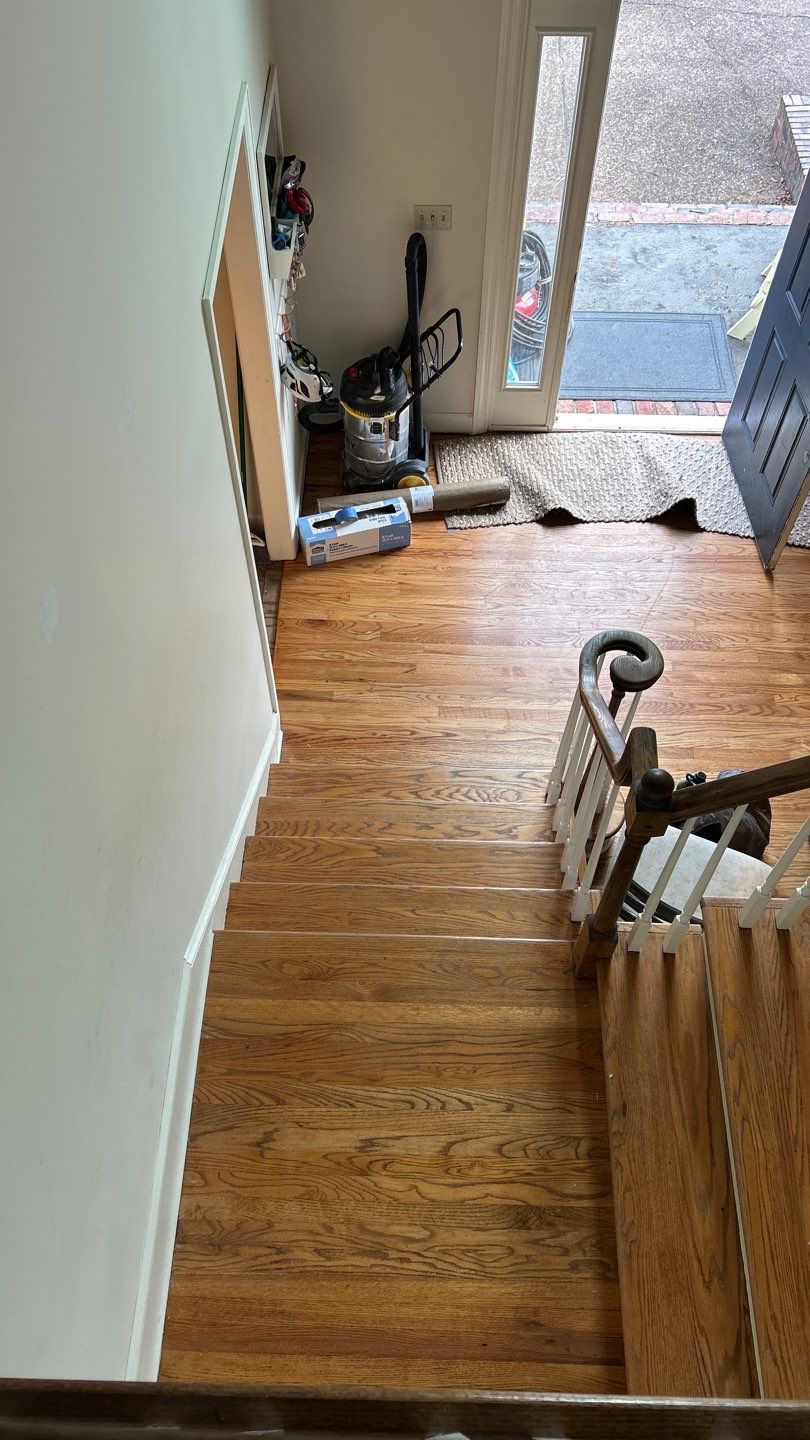 Stair Installation and Refinish by Footprints Floors of Nashville