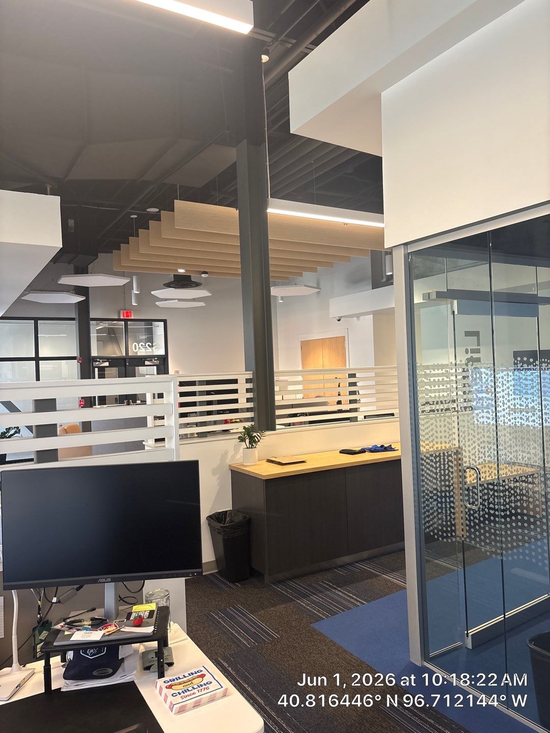 Modern Commercial Office Renovation with Glass Partitions in Lincoln by CompanyCam Sales Demo