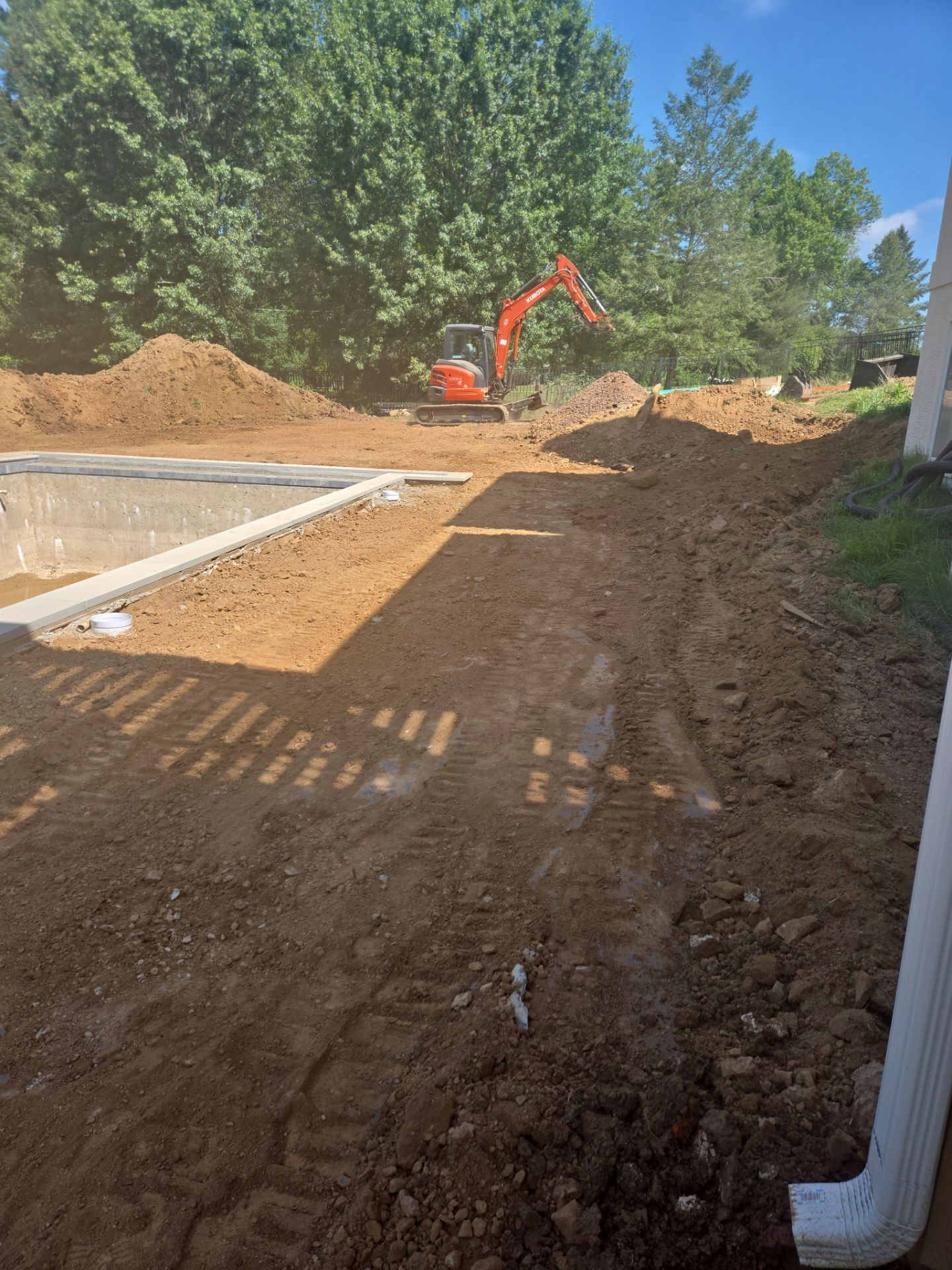 Stamped concrete pool deck  by Architectural Concrete Design
