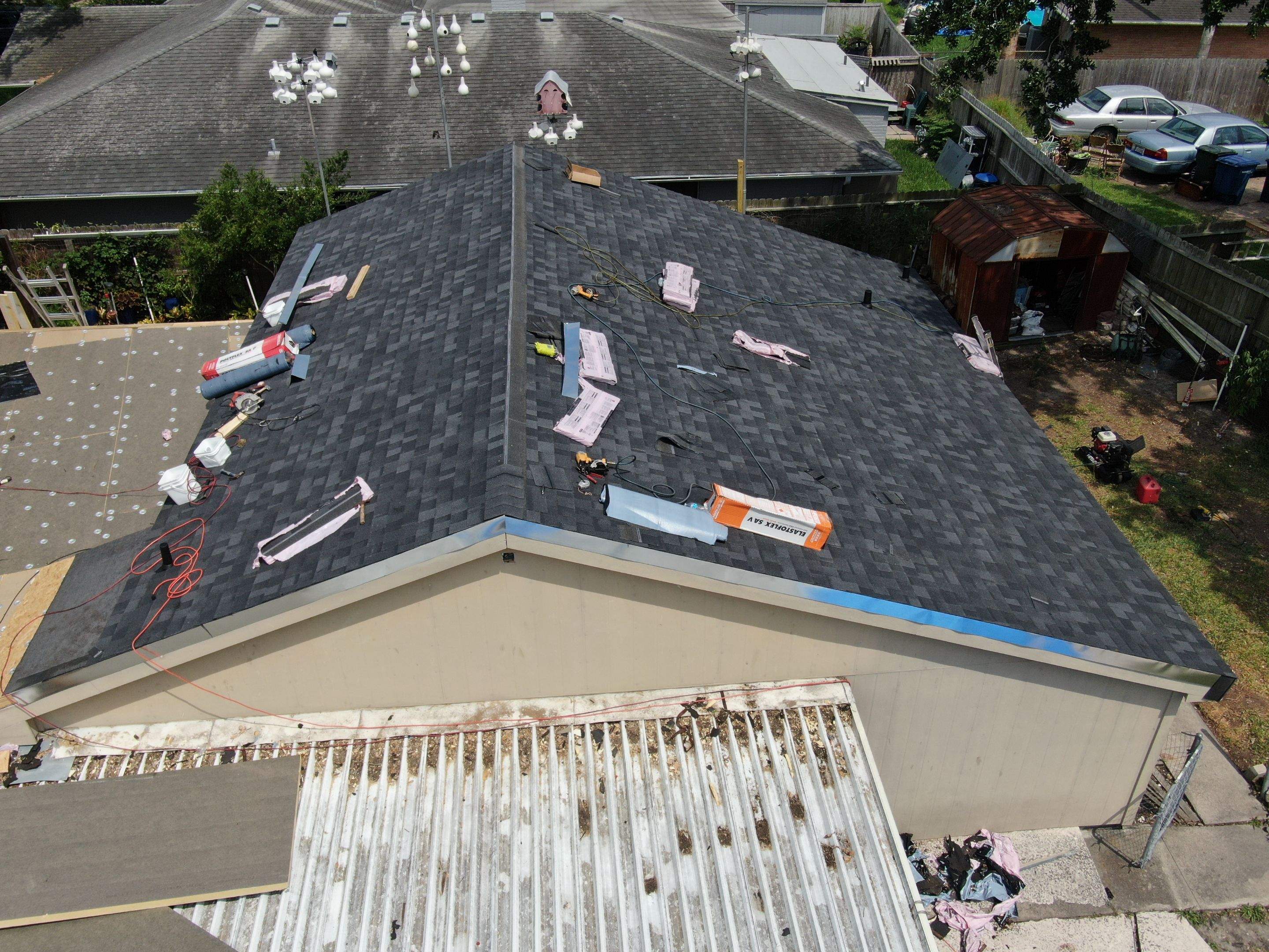 Its to Hot! Insulate this roof by Bayfront Roofing and Construction