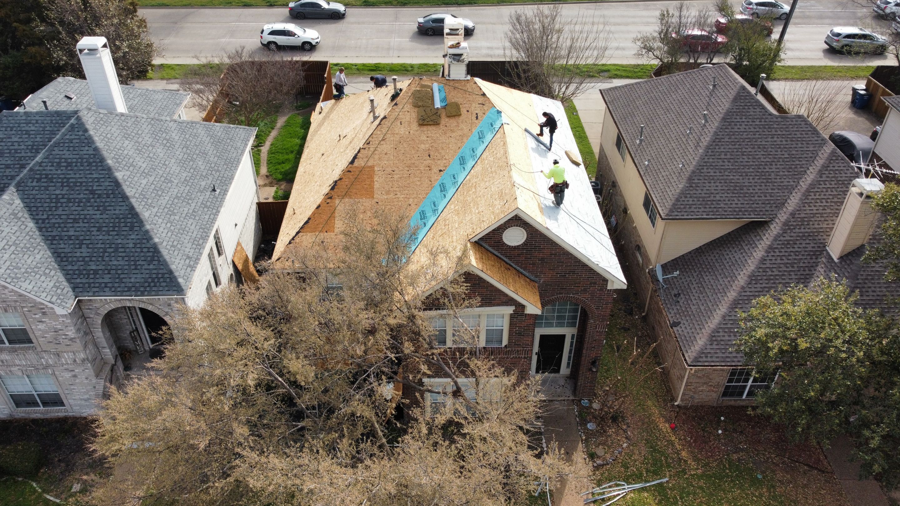 Project in Dallas by Zeus Exteriors