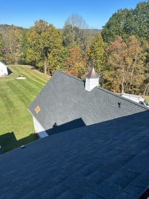 Residential Roofing Installation using GAF Timberline HDZ Charcoal