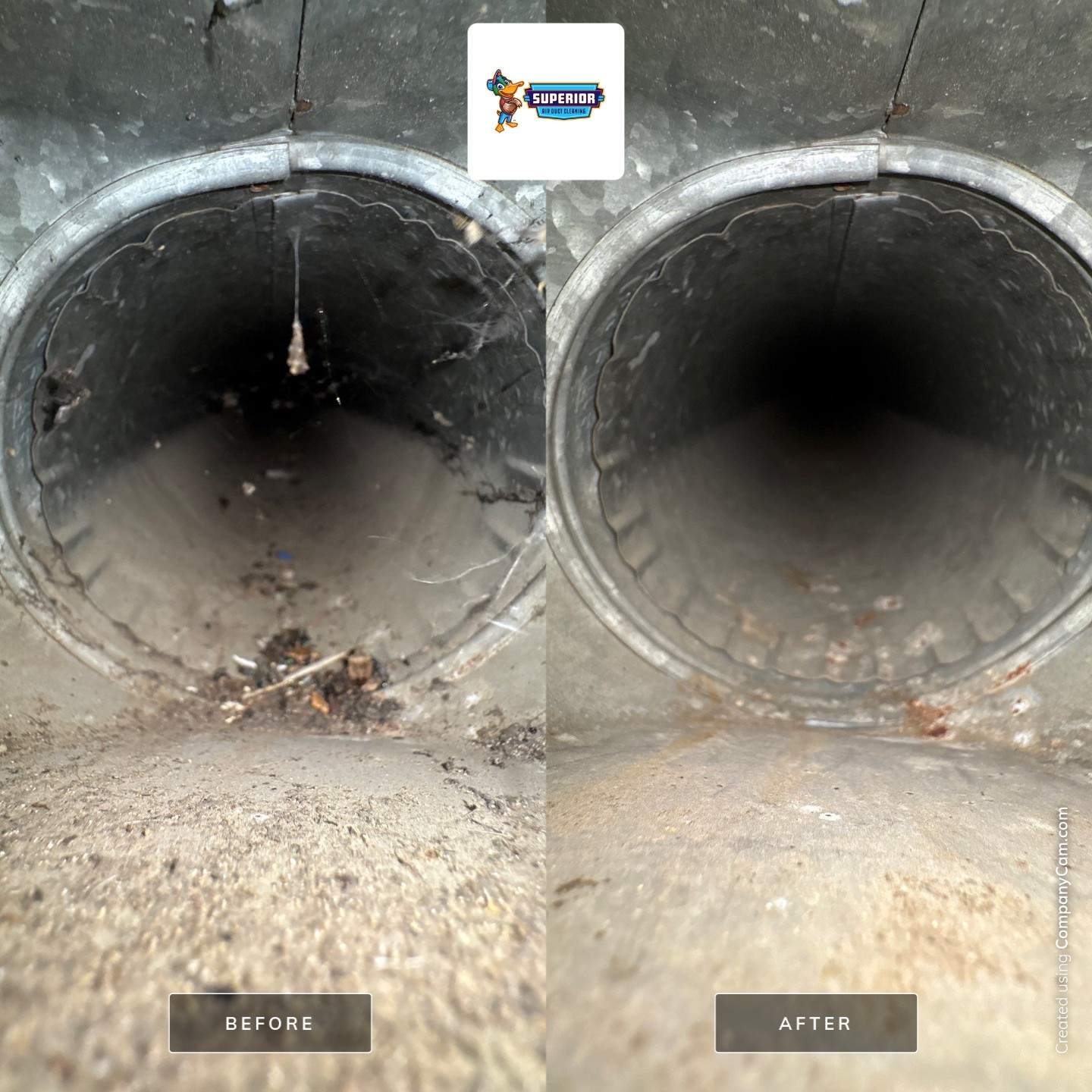 Air Duct Cleaning With a Vacuum Truck in Youngstown, OH by Superior Air Duct Cleaning