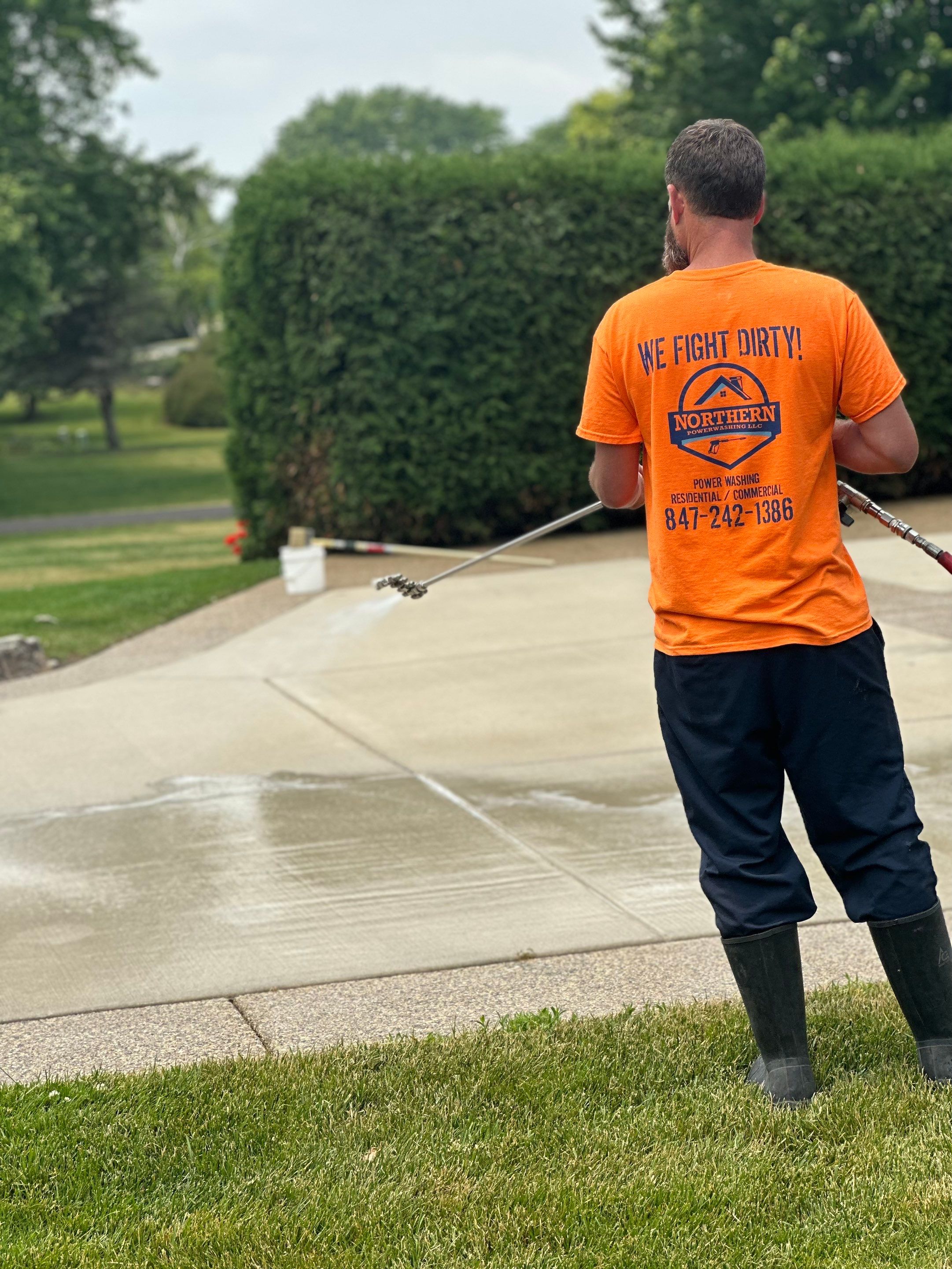Concrete & Aggregate Surface Cleaning and Sealing by Northern Power Washing LLC.