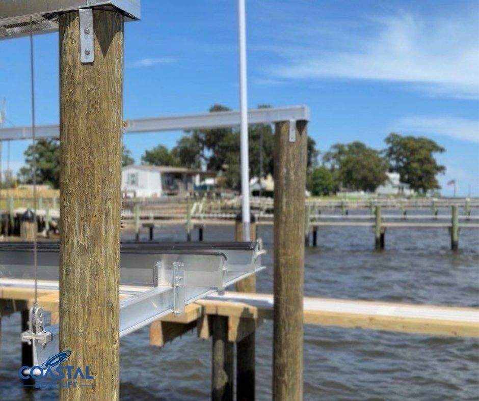 Waterfront Construction + Boat Lift Installation by Coastal Boat Lift Repair LLC