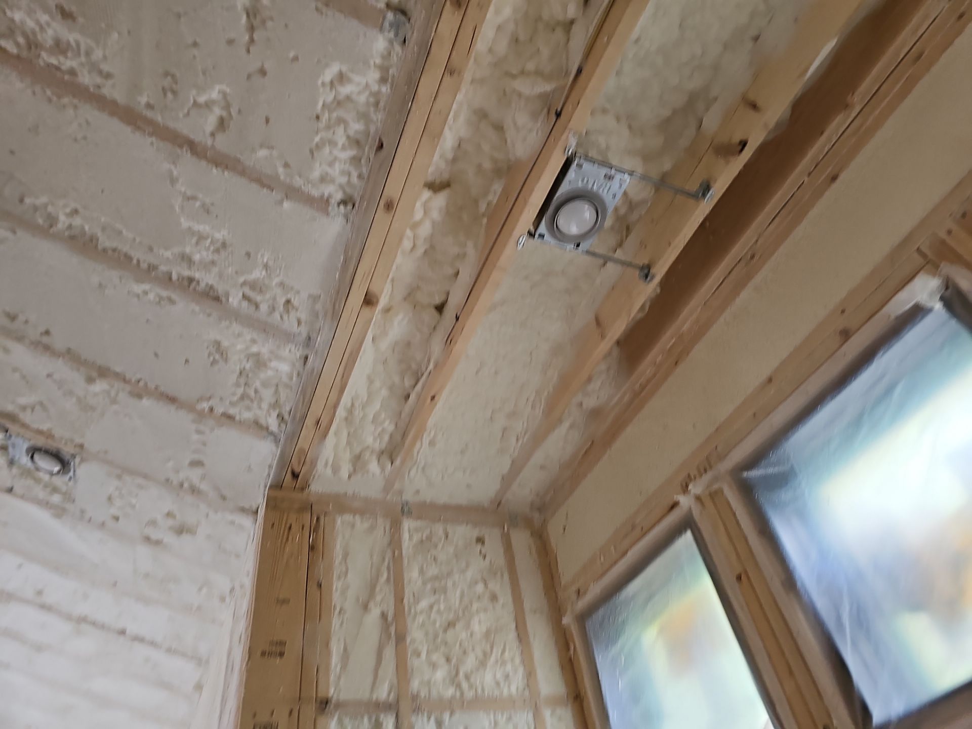 Spray Foam Insulation using open cell spray foam by NYS Foam & Energy