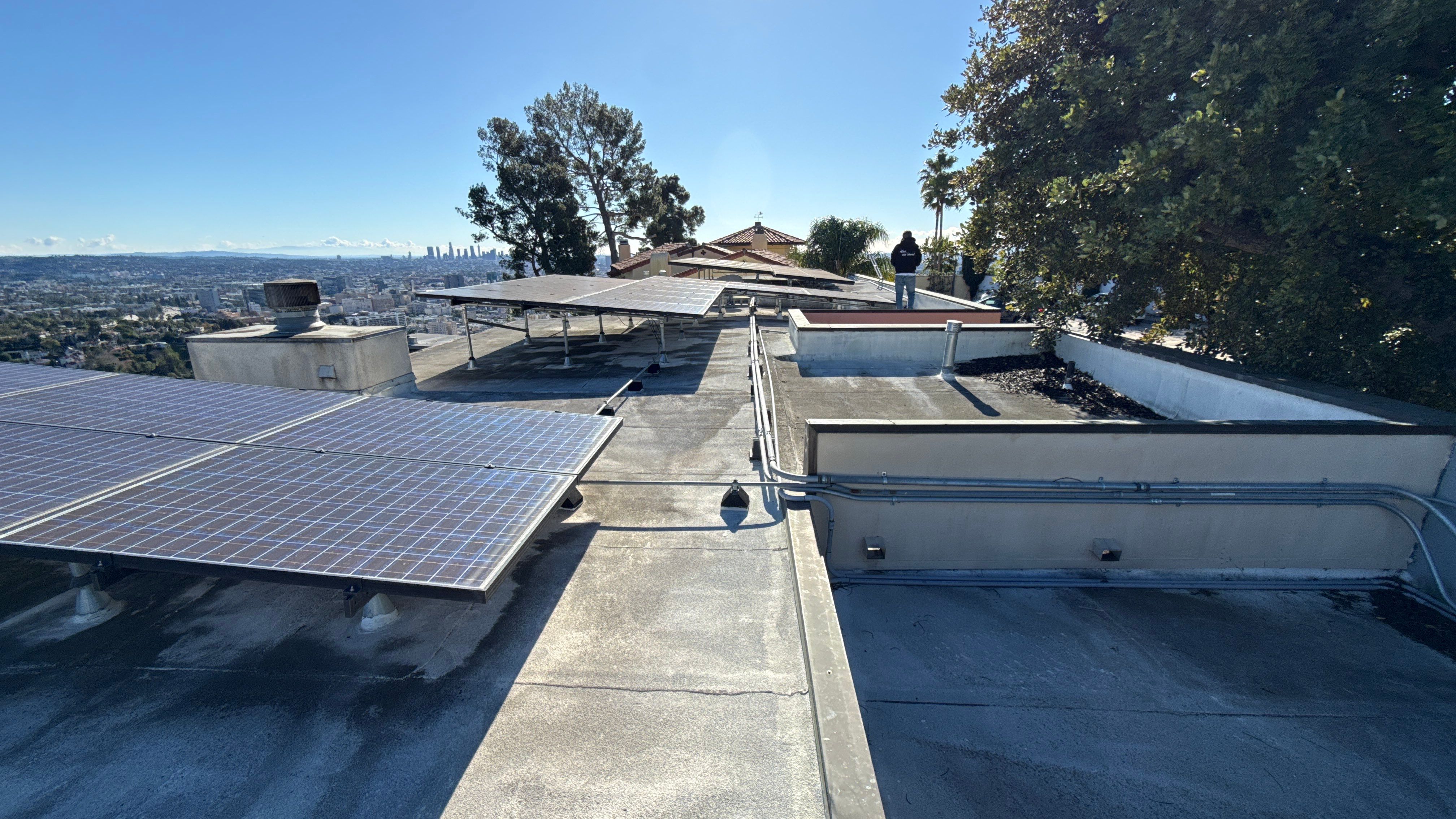 Residential Silicone Coating Project - West Hollywood by Hull Brothers Roofing