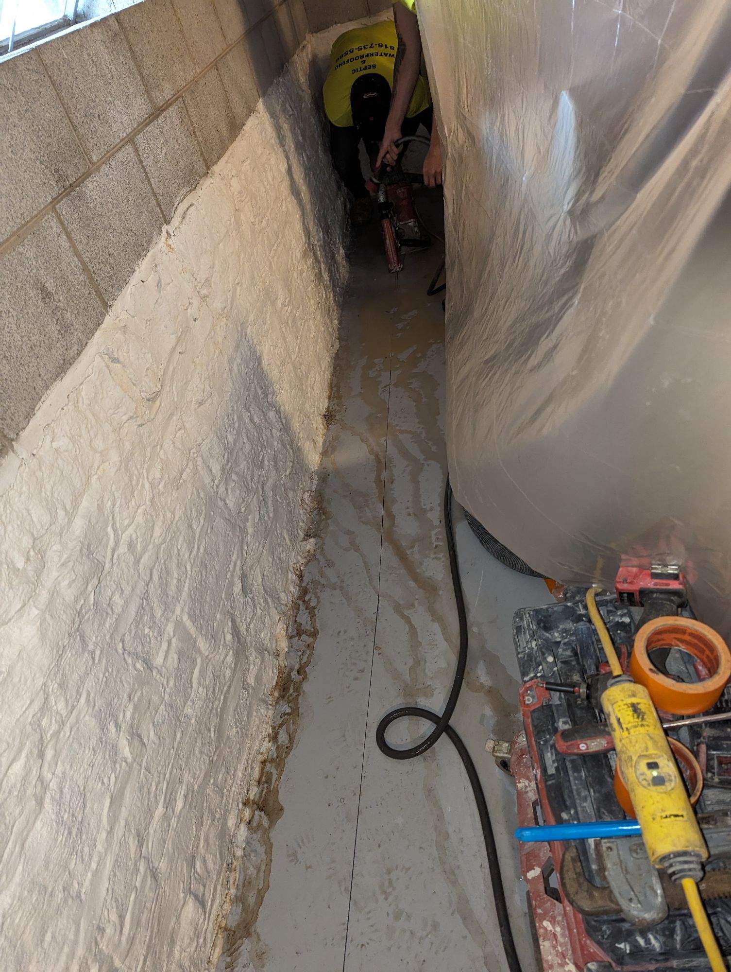 Interior and Exterior Waterproofing by Allied Water Services