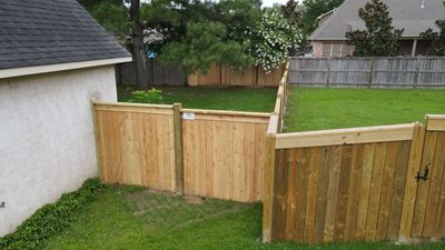 6ft Cedar Good Neighbor Fence Repair