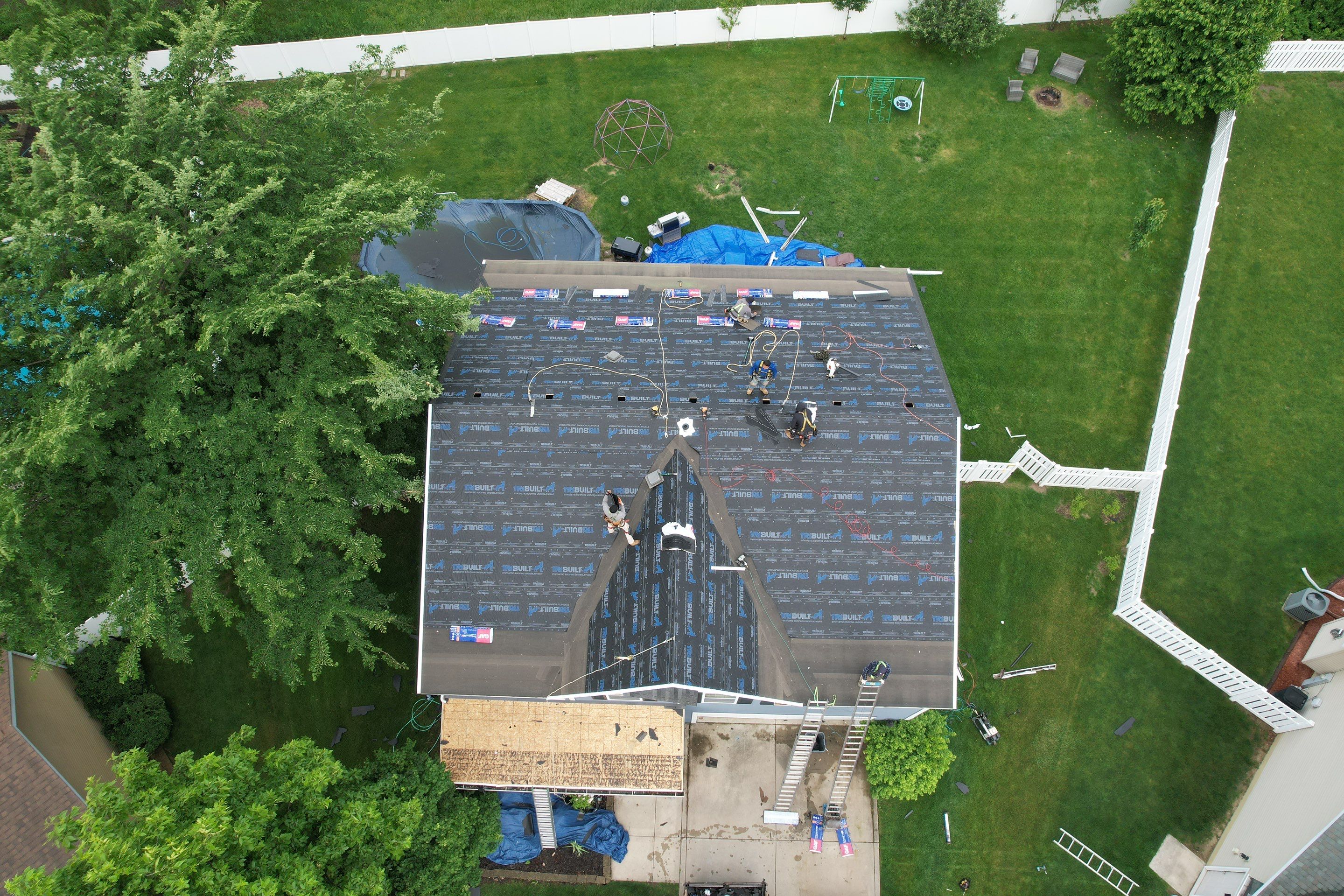Roofing using GAF in Crown Point by Optimal Home Improvement 