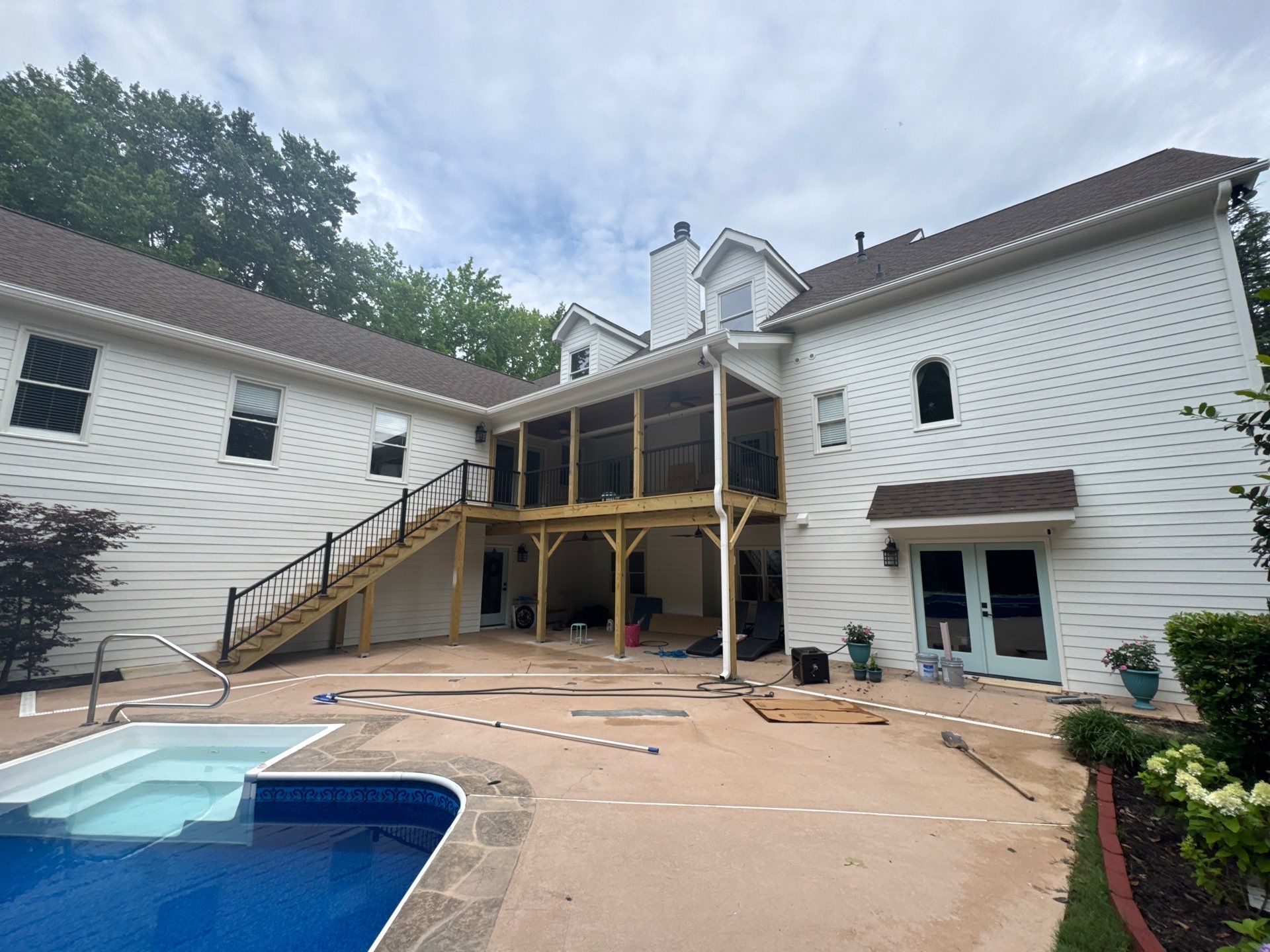 Full Exterior Painting and Siding Update in Powder Springs, Georgia by Swift Home Renovations