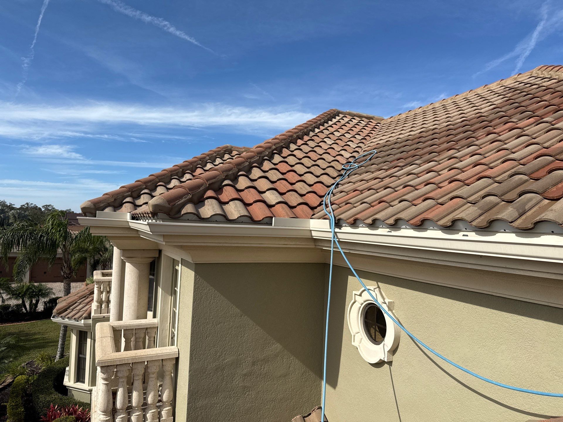 Roof Cleaning & Pool Deck Cleaning! Winding River, Bradenton, FL by Sunshine AquaWash