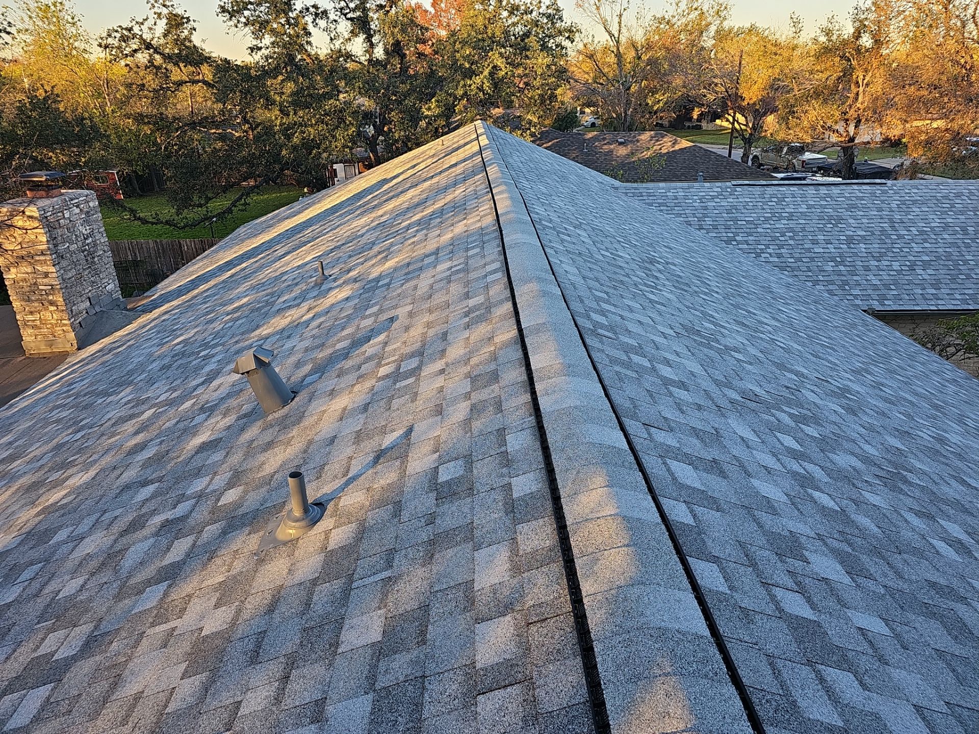 Residential Roof Install IKO Dynasty Froststone Grey by DeZign Roofing & Exteriors