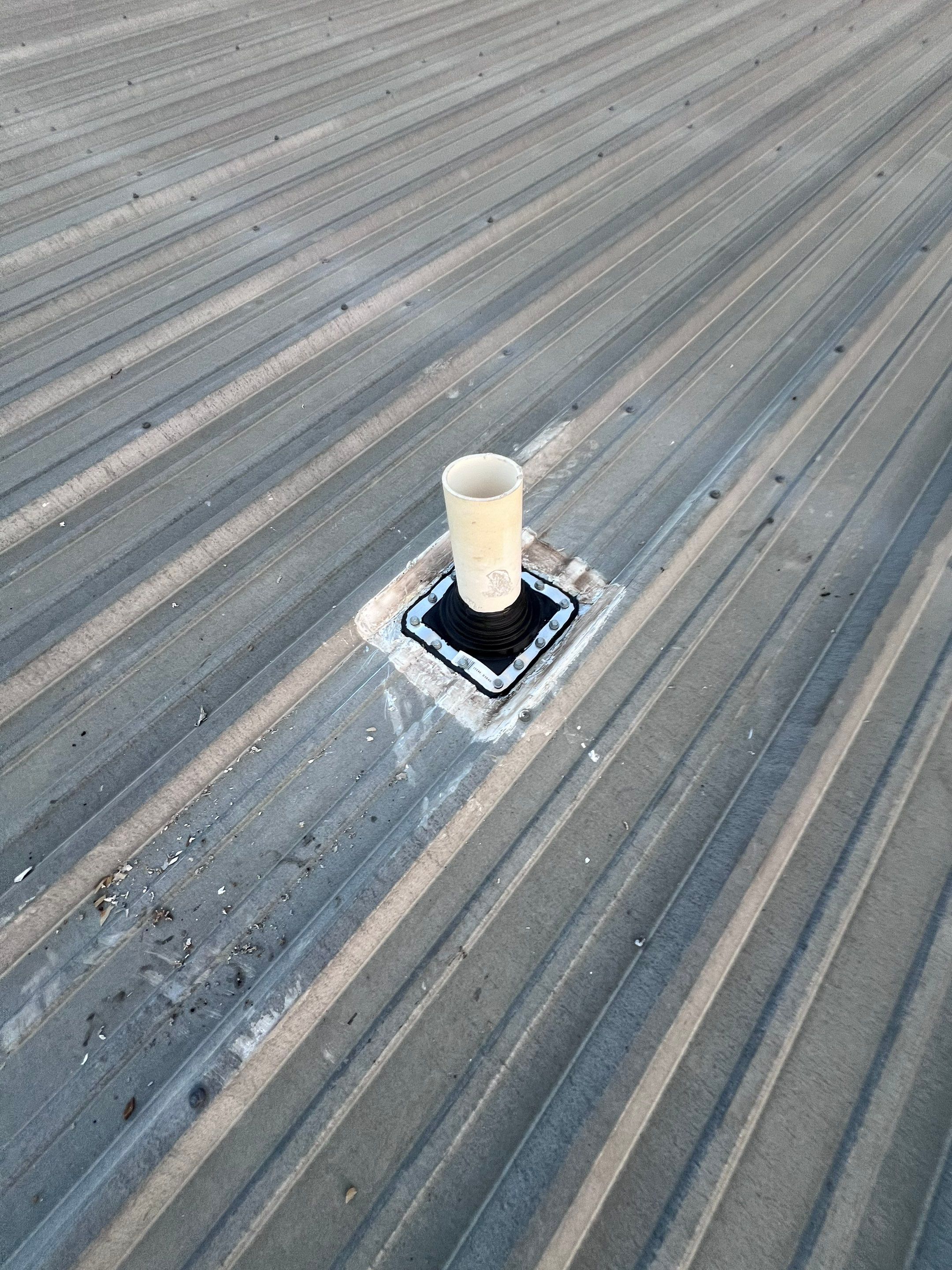 Hail Damage using Metal by Roof Repair Company