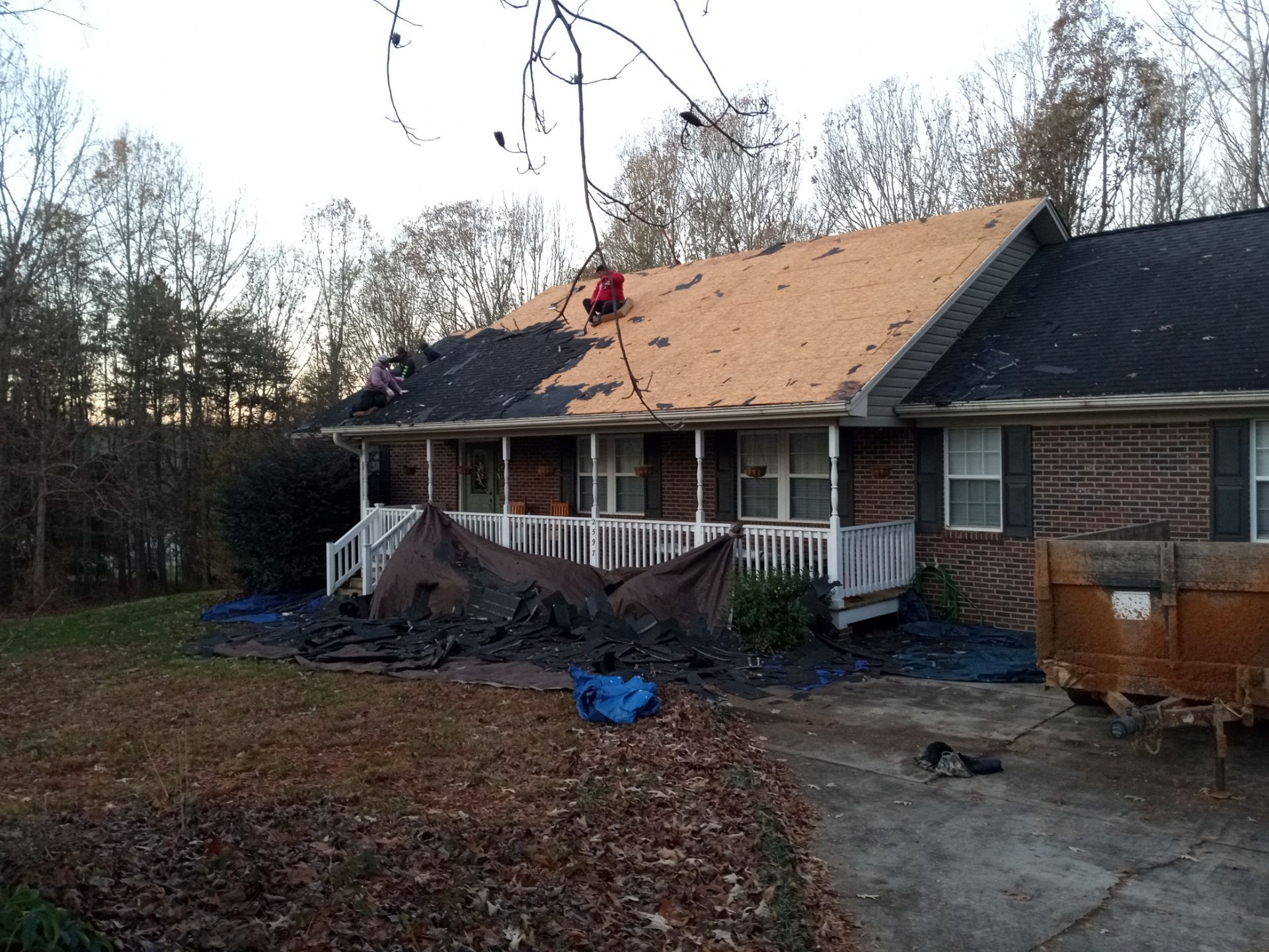 Residential Roofing Installation using Architectural shingles by BROCK BUILDERS 
