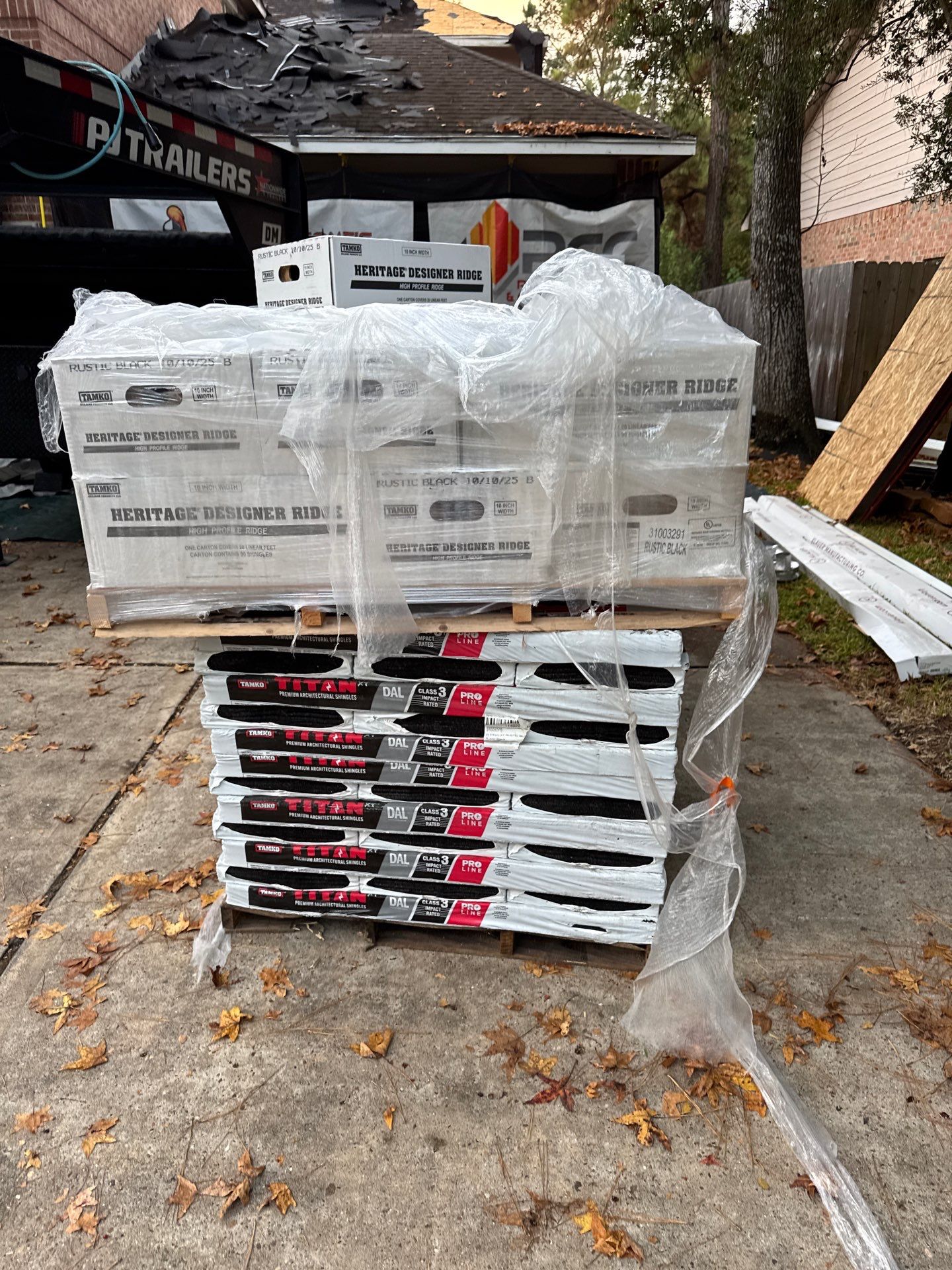 Tamko Titan XT - Rustic Black - High Profile Hip & Ridge by Roof Concepts Construction