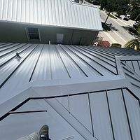 24ga 1.5" Mechanical Seam Charcoal Gray  by Total Roofing System The Metal Roof Experts