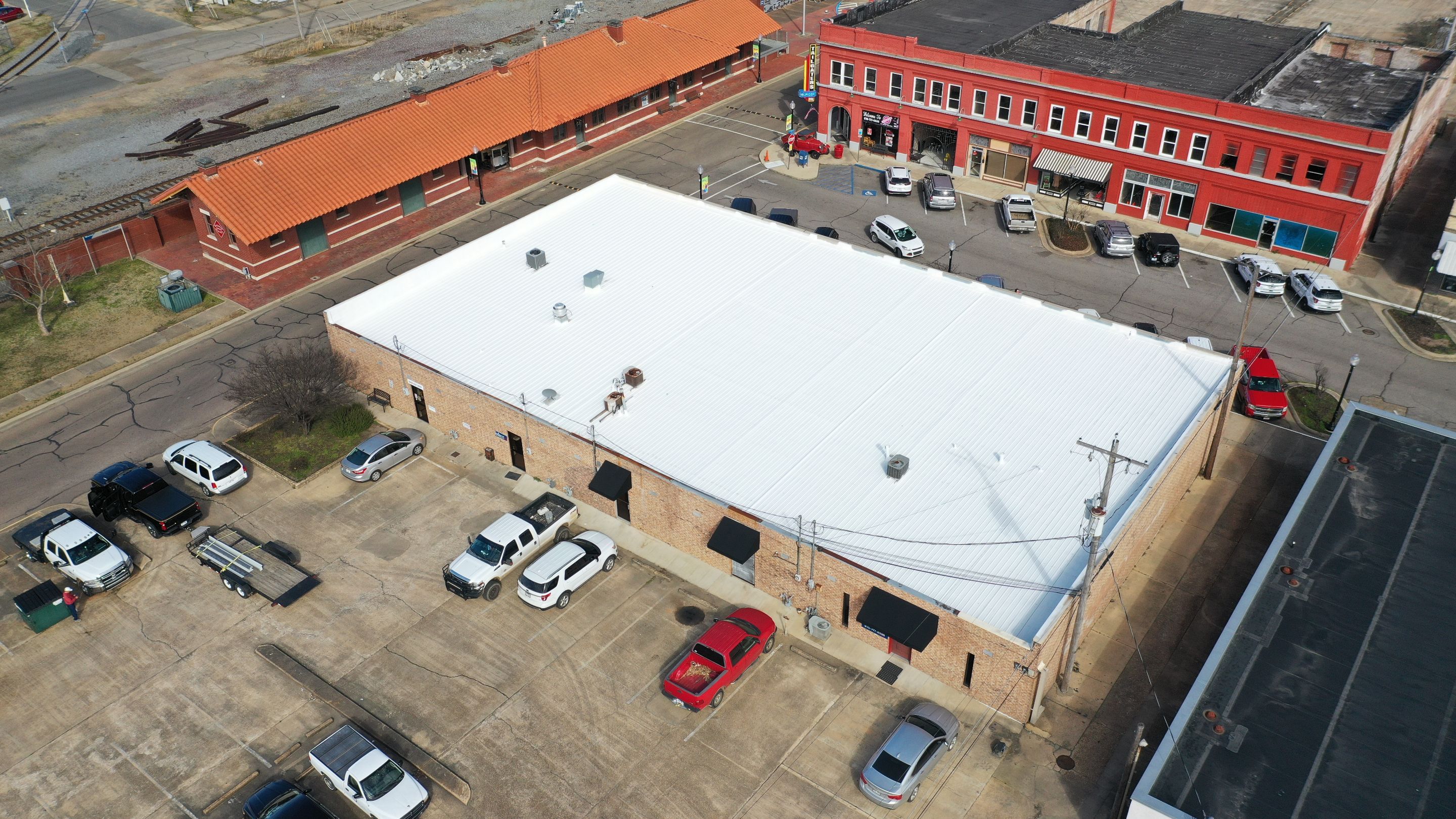Commercial Metal Restoration System using Aldocoat Coatings by Hostetler Roofing