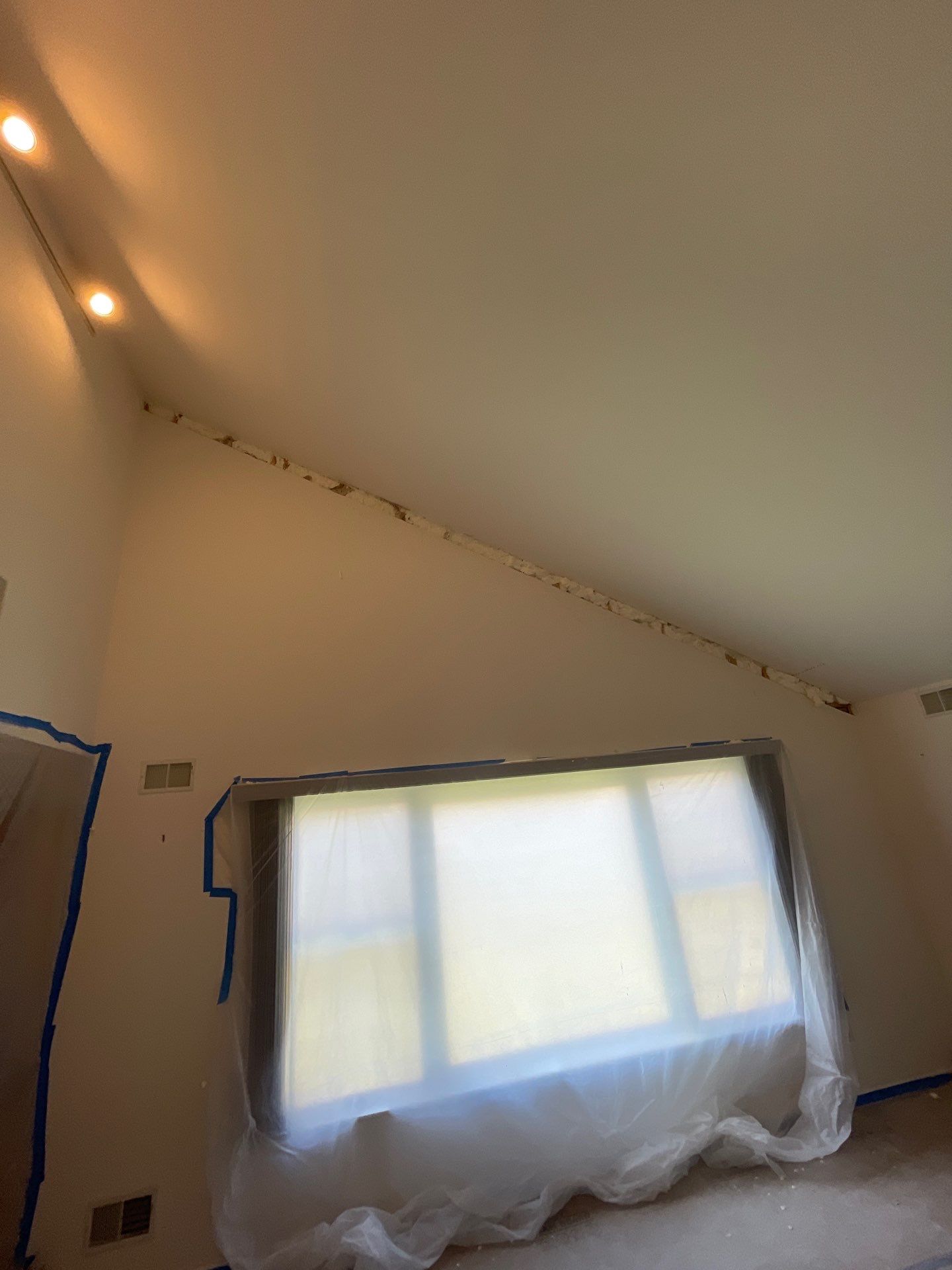 Attic Insulation using open cell spray foam by NYS Foam & Energy