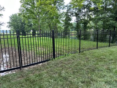 Beautiful aluminum fence